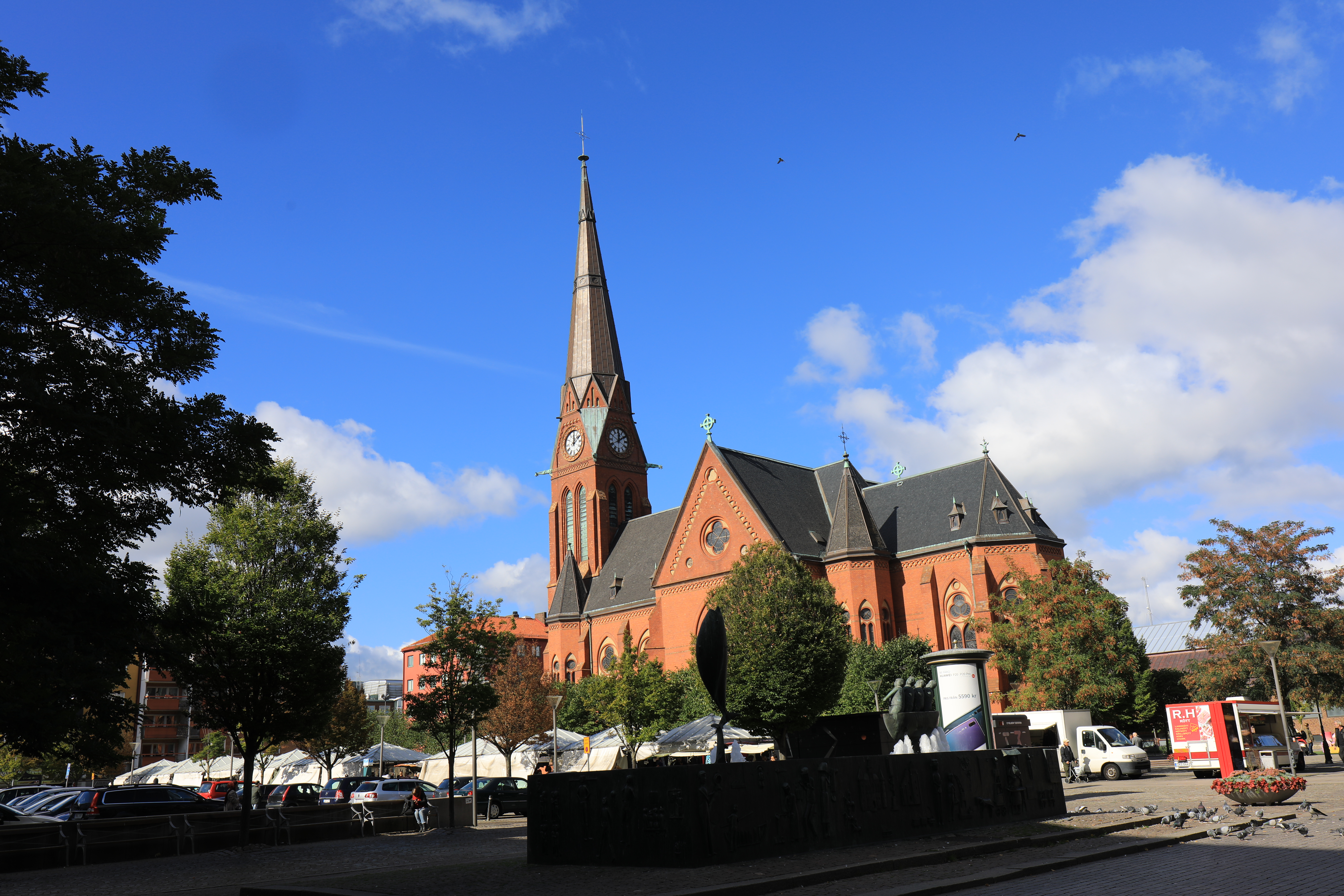 ヘルシンボリの教会の拡大写真