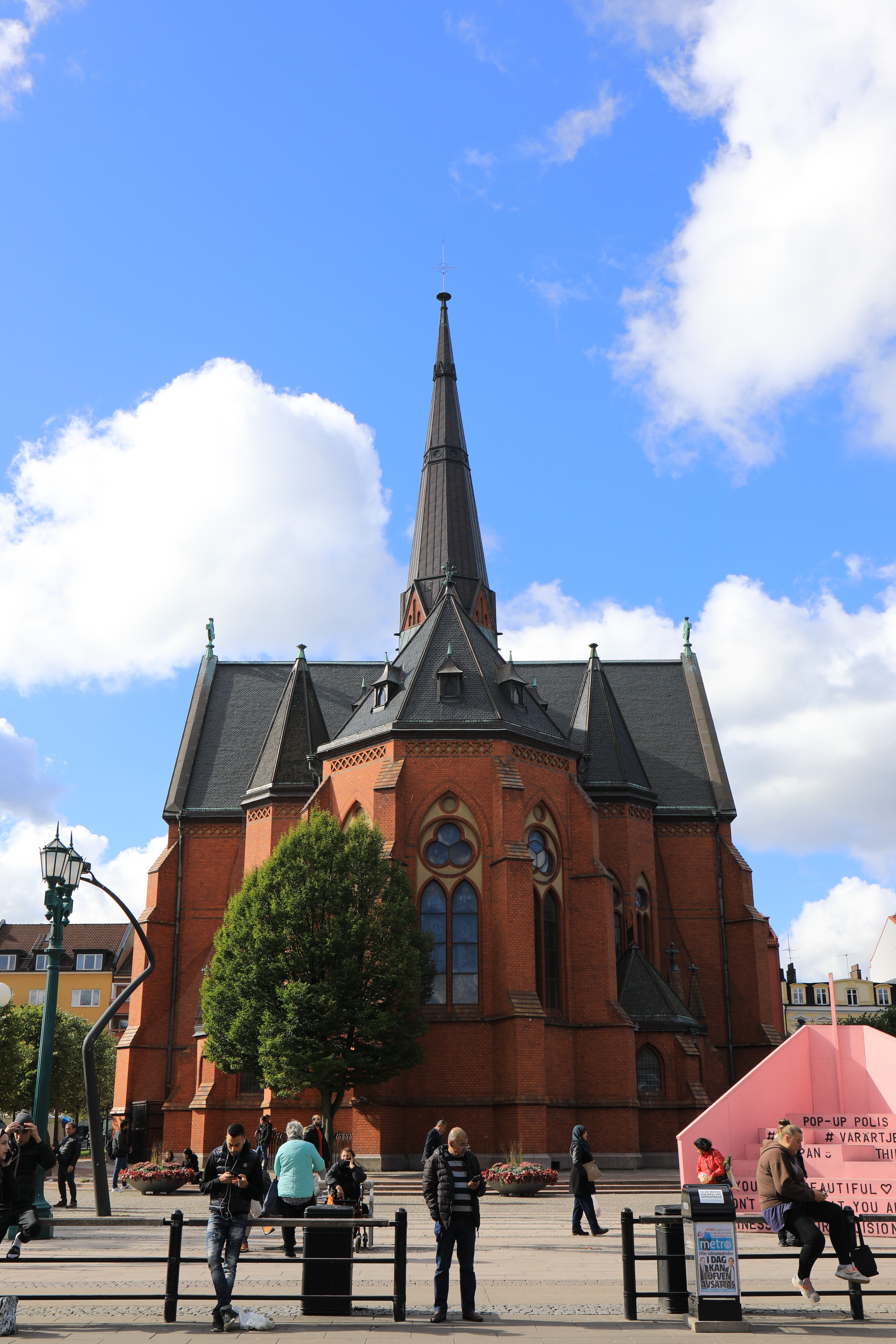 ヘルシンボリの教会の裏側