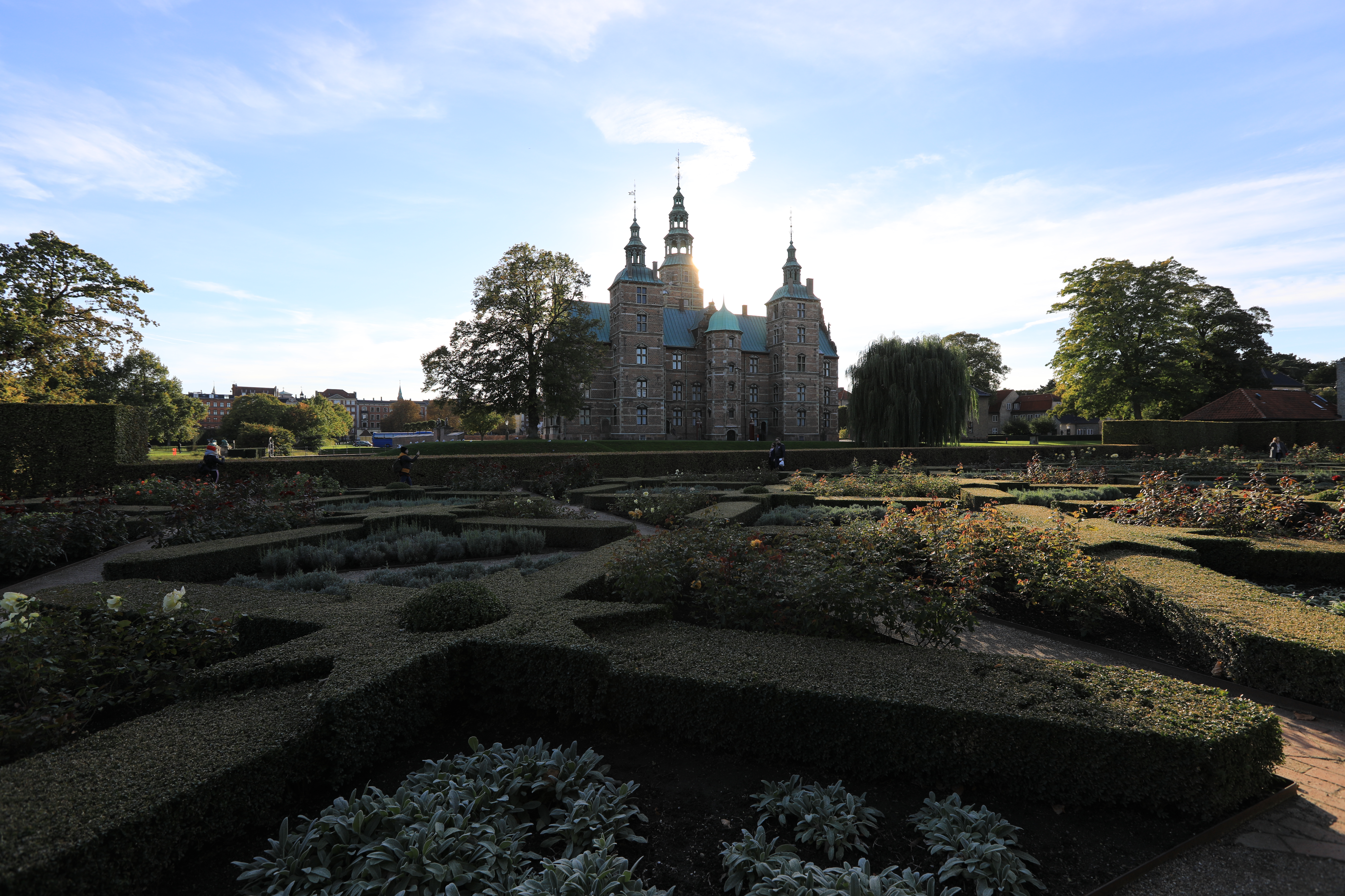コペンハーゲンのローゼンボー城の庭園３