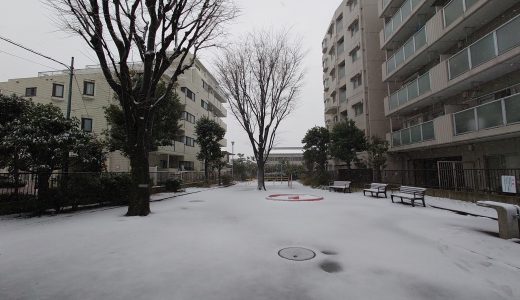 横浜市瀬谷区の降雪状況の推移