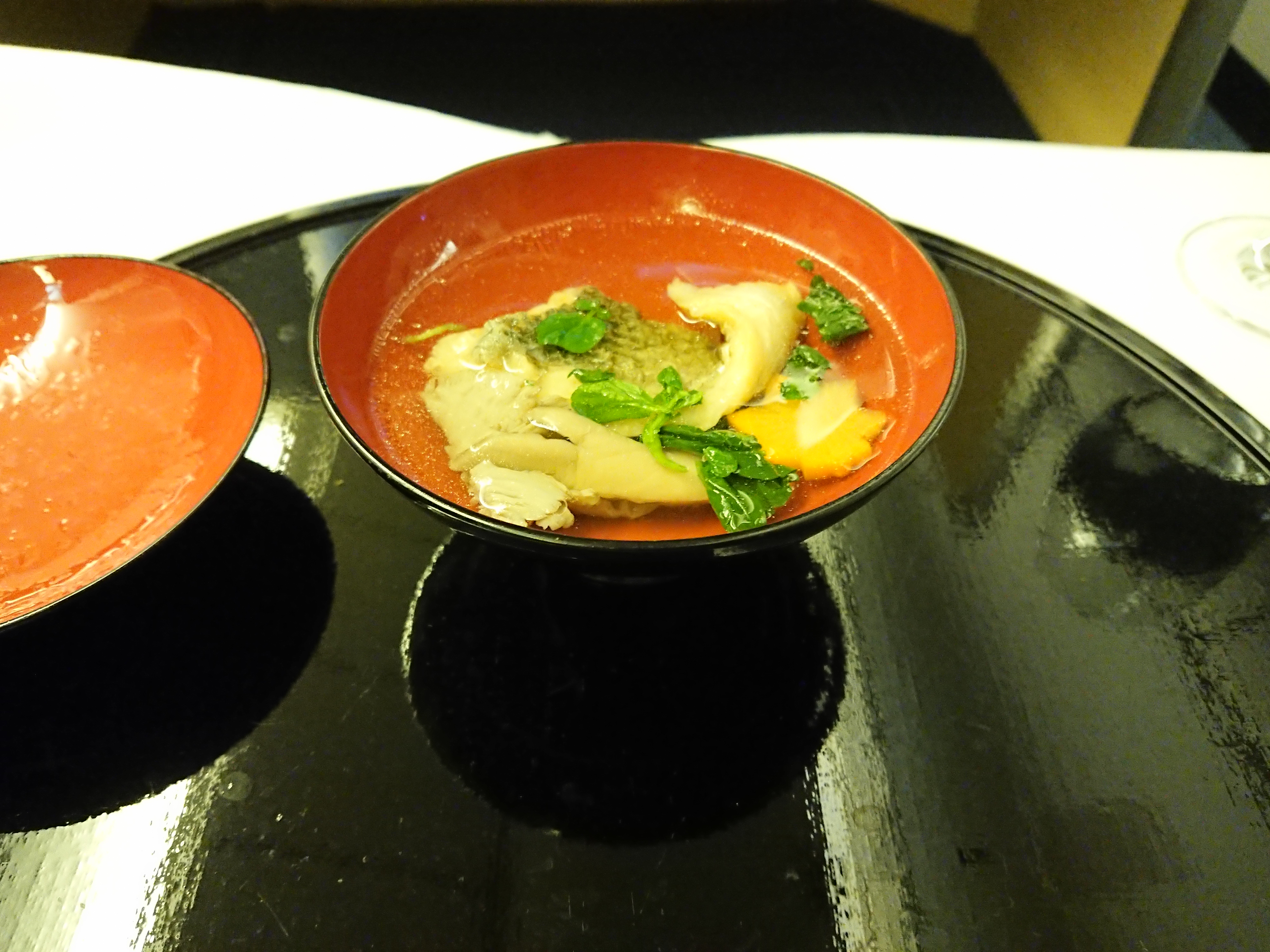和食４「お椀」２、合鴨きのこ椀
