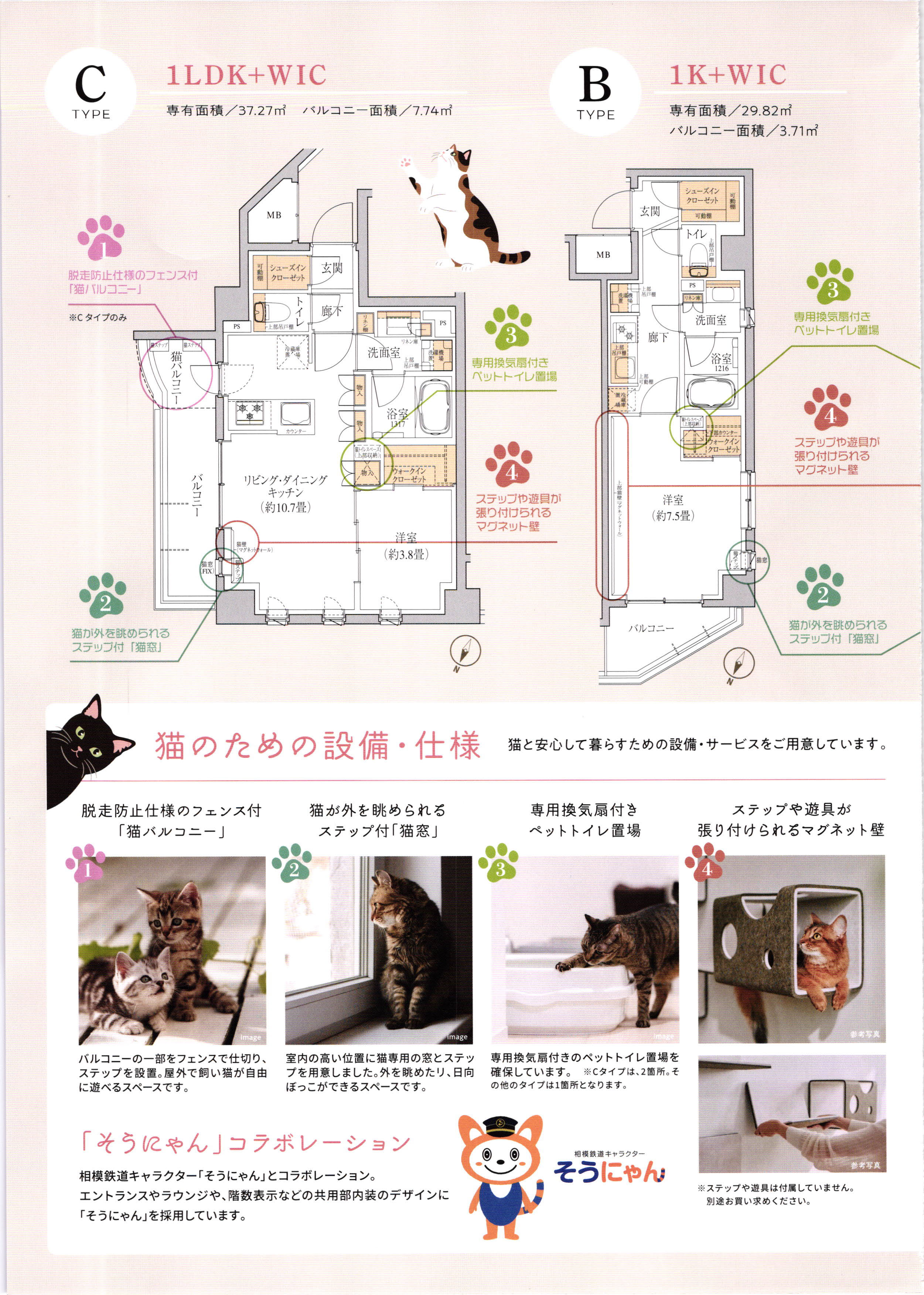 猫マンションパンフレット２