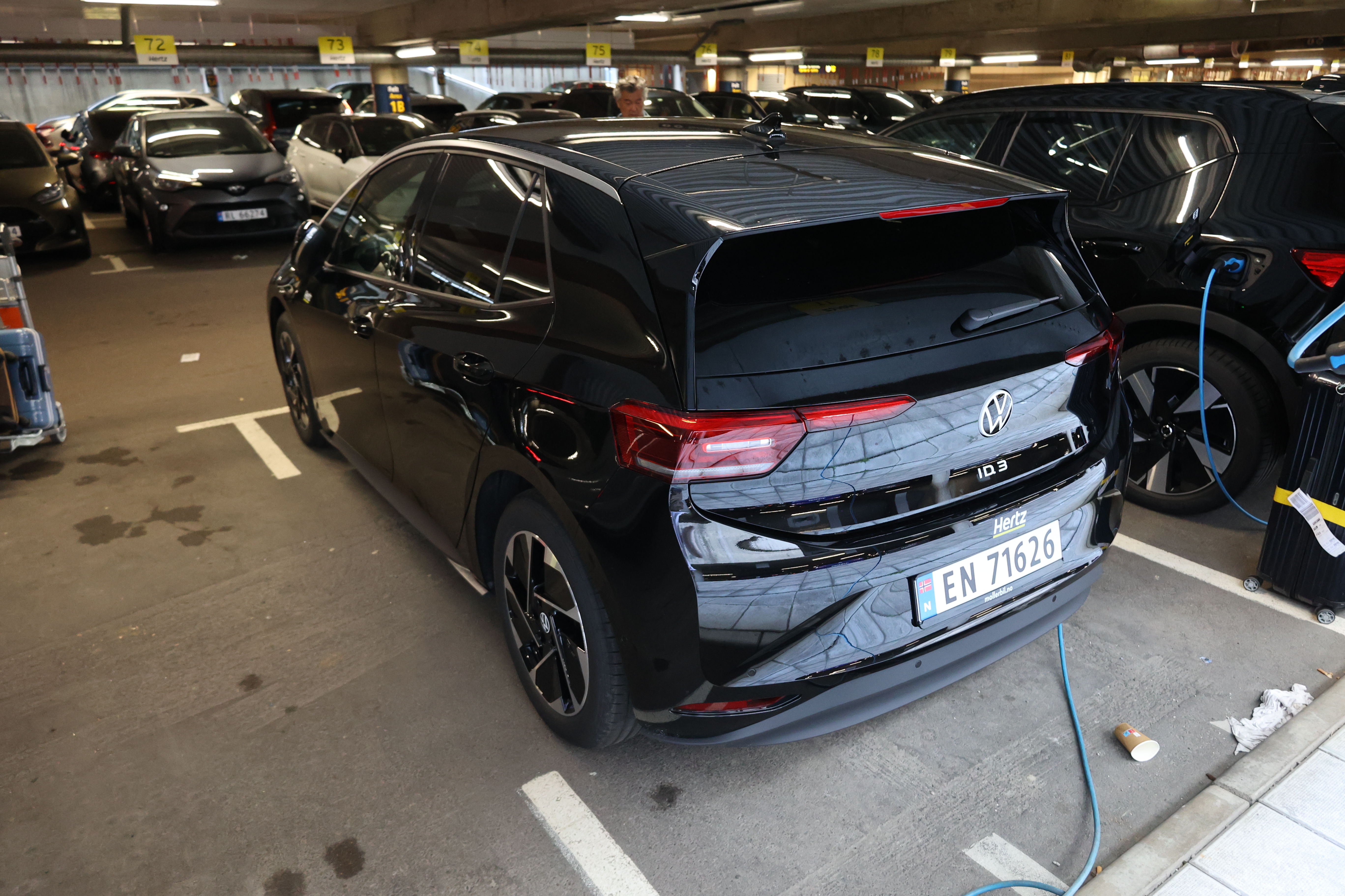 VWのID3（後ろ）
