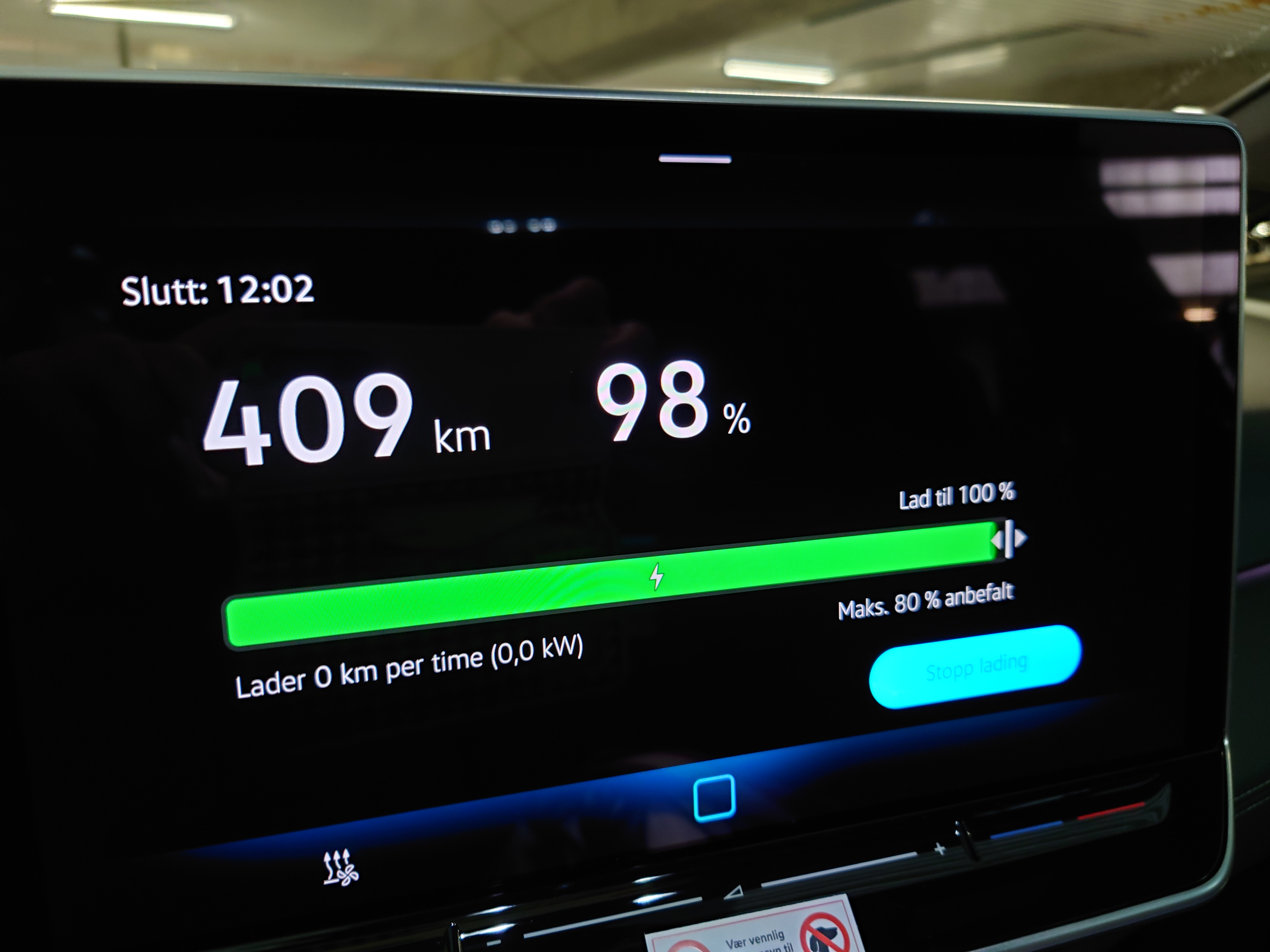 98％充電されている