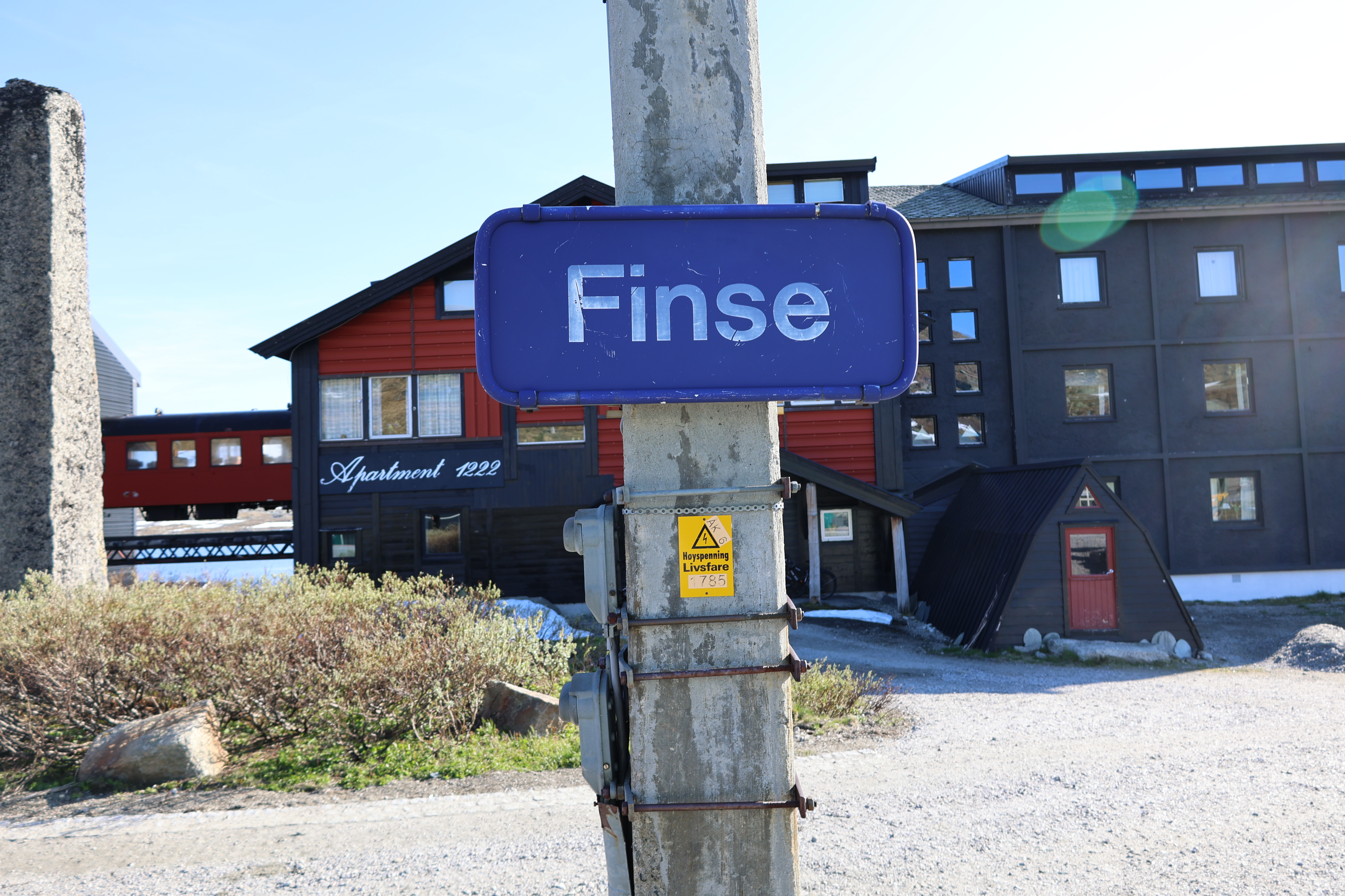 Finse駅の駅票