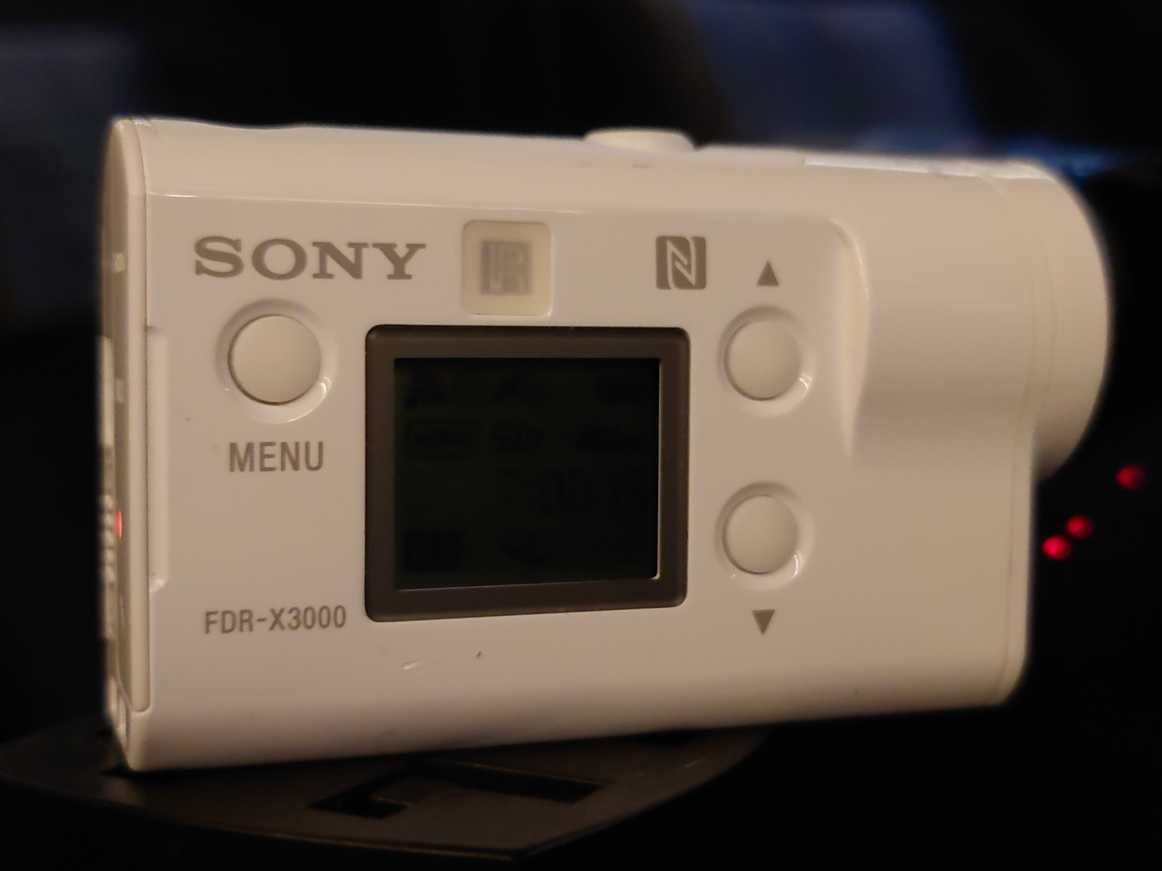FDR-X3000の撮影時間が非表示になる