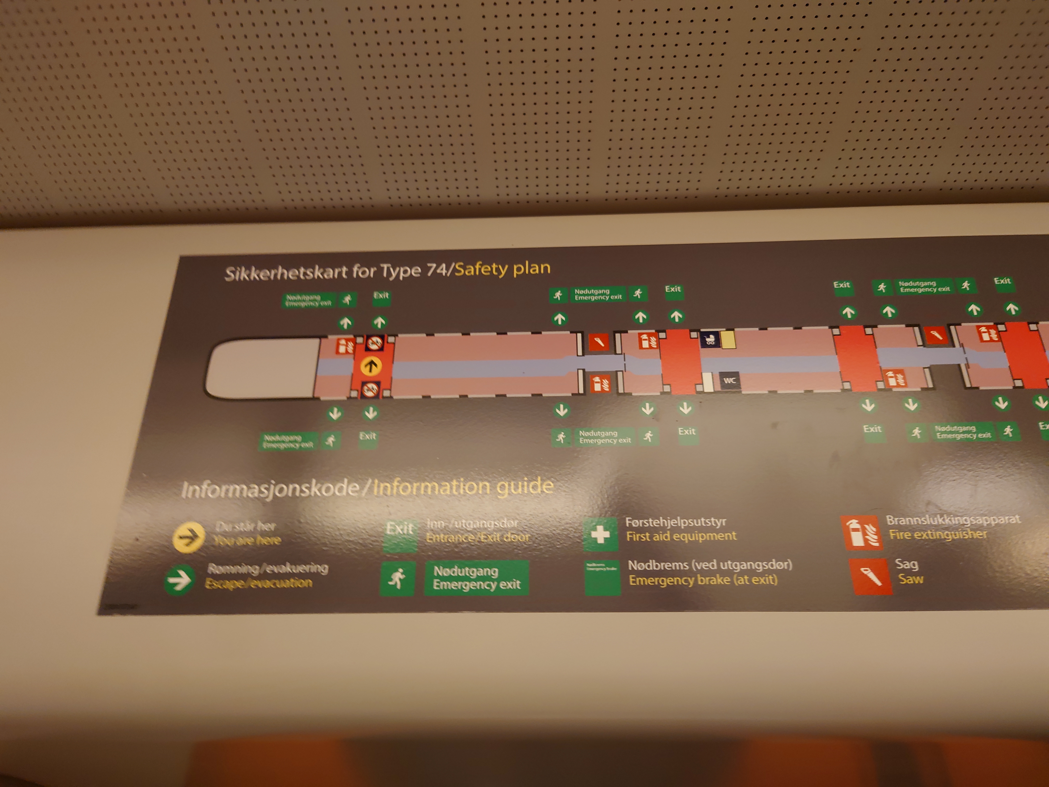 列車案内（先頭方向）