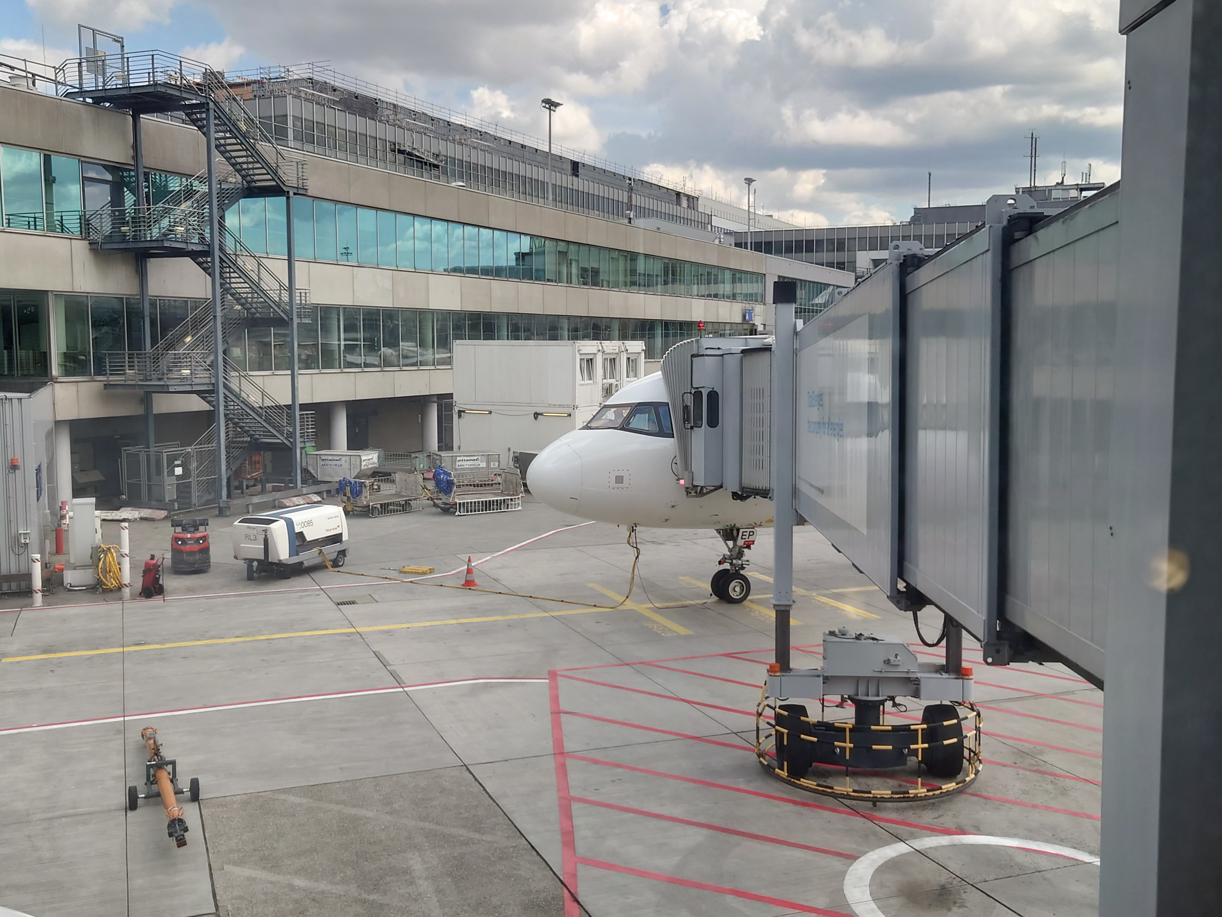 ルフトハンザ航空の操縦席