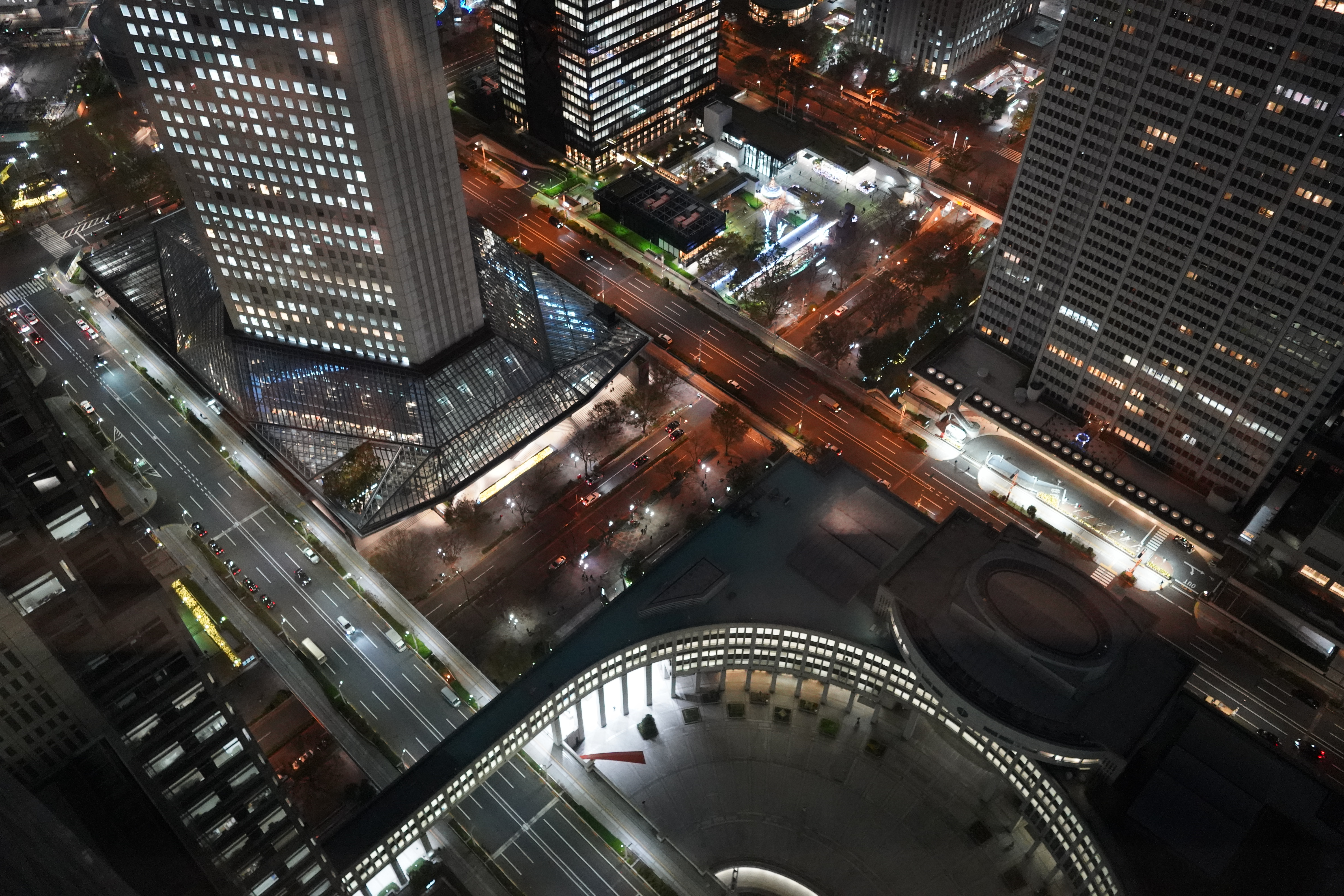 都庁展望台からの夜景２