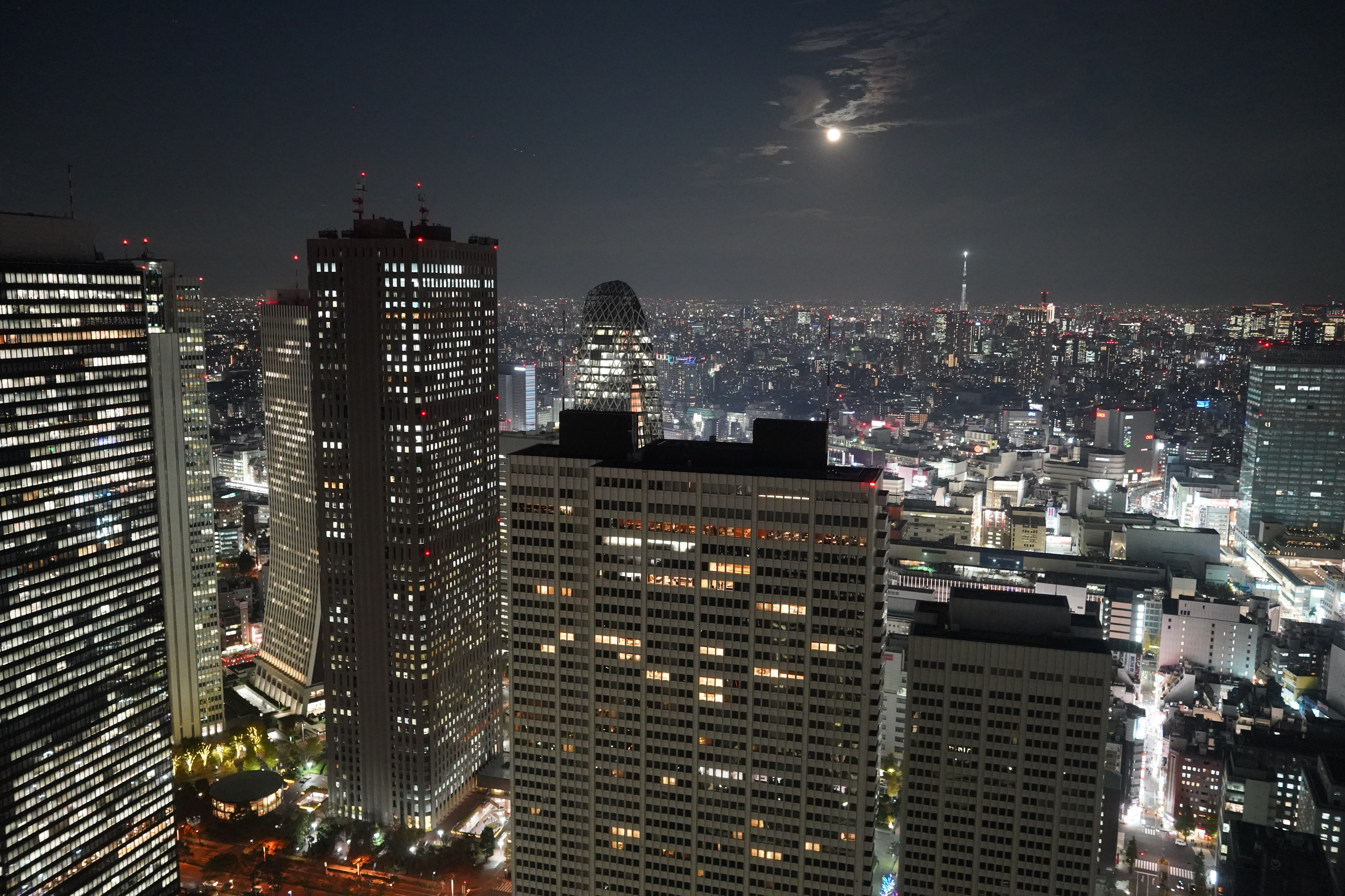 都庁展望台からの夜景４