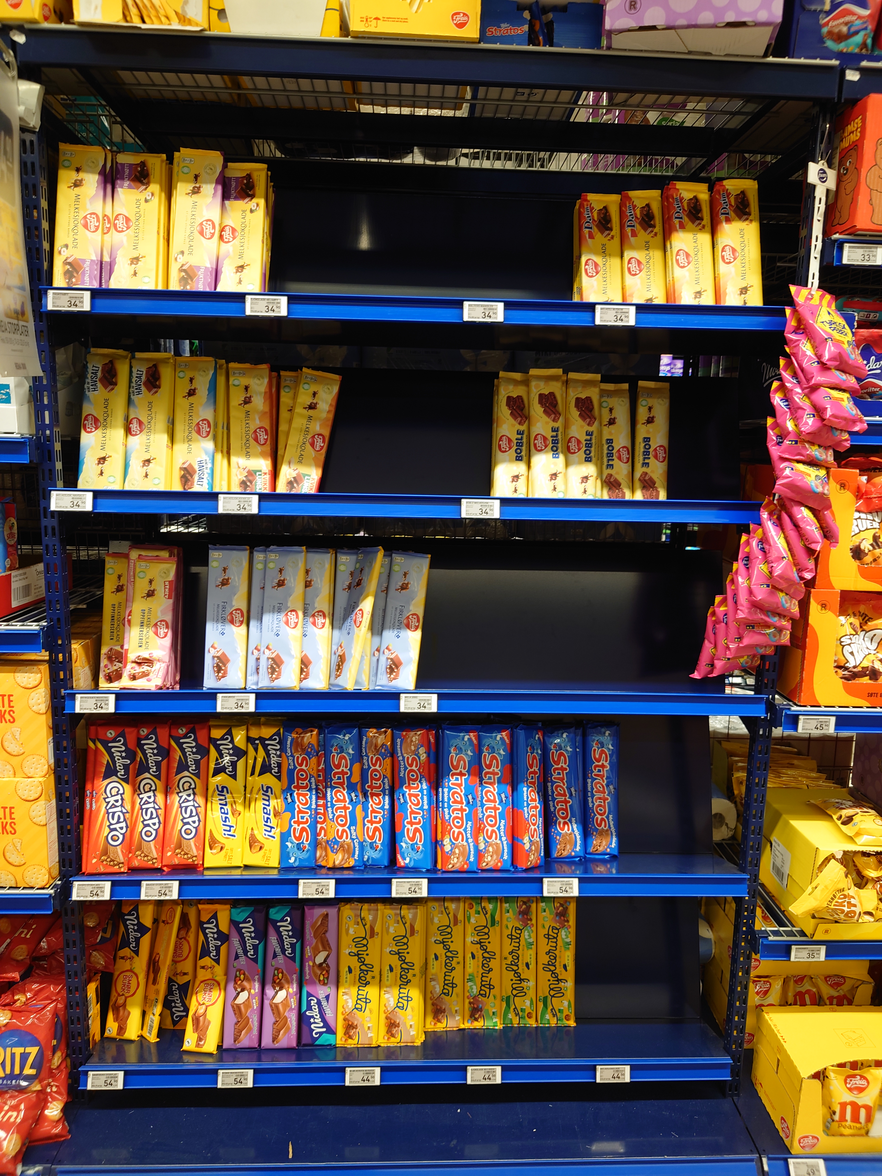 チョコレート売り場１