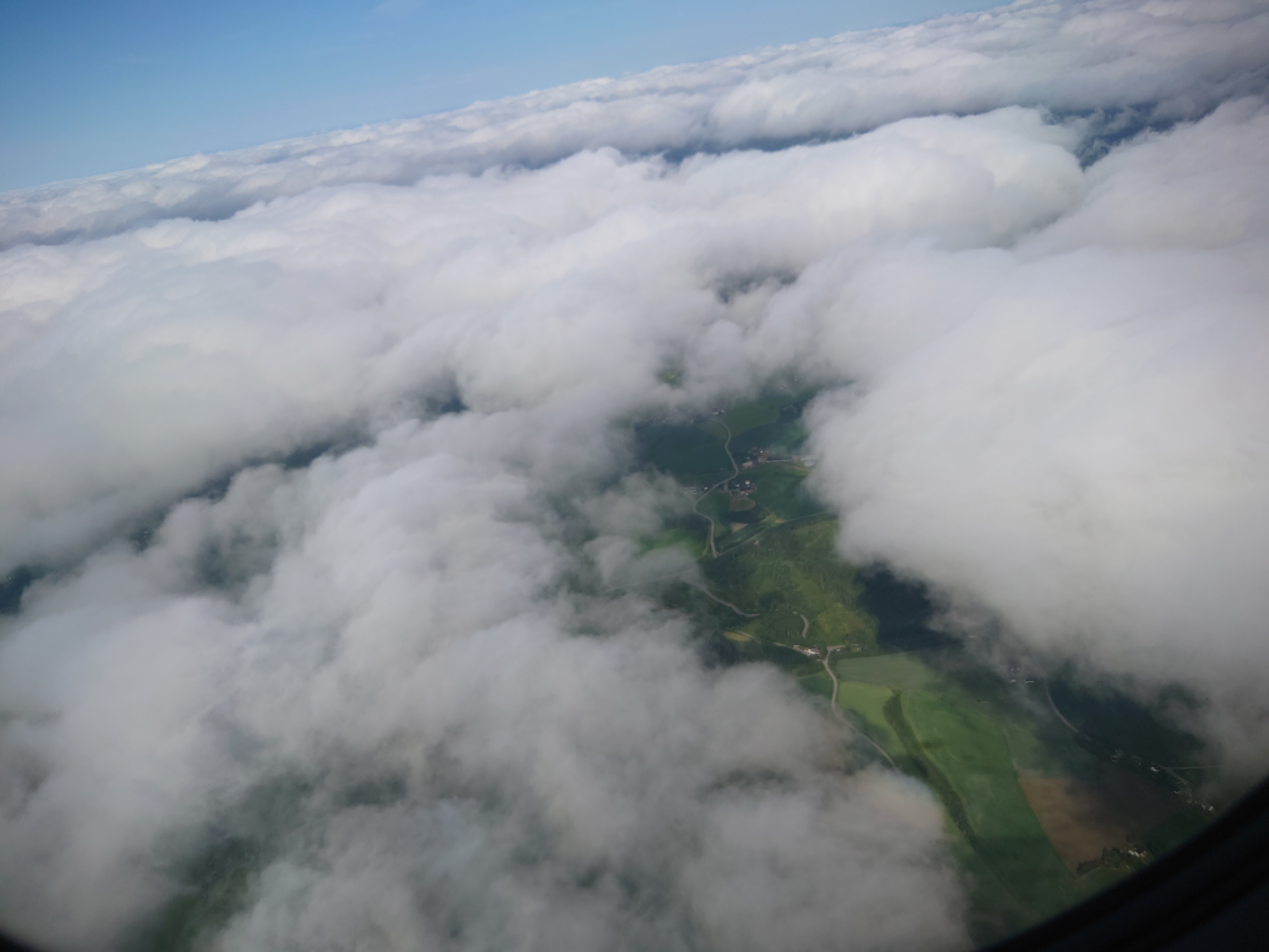 雲の上まで行く