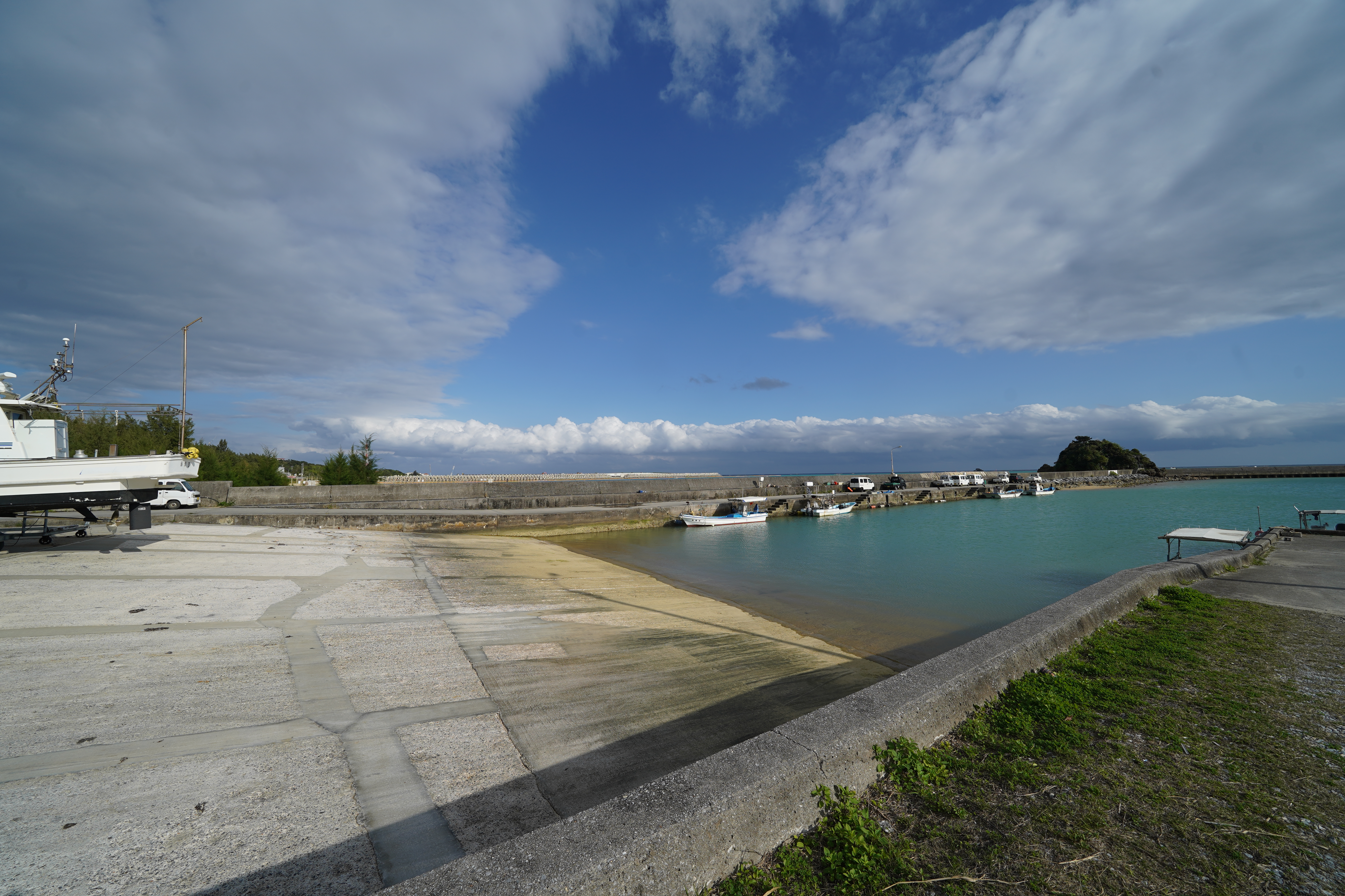 辺野古の漁港 辺野古の漁港