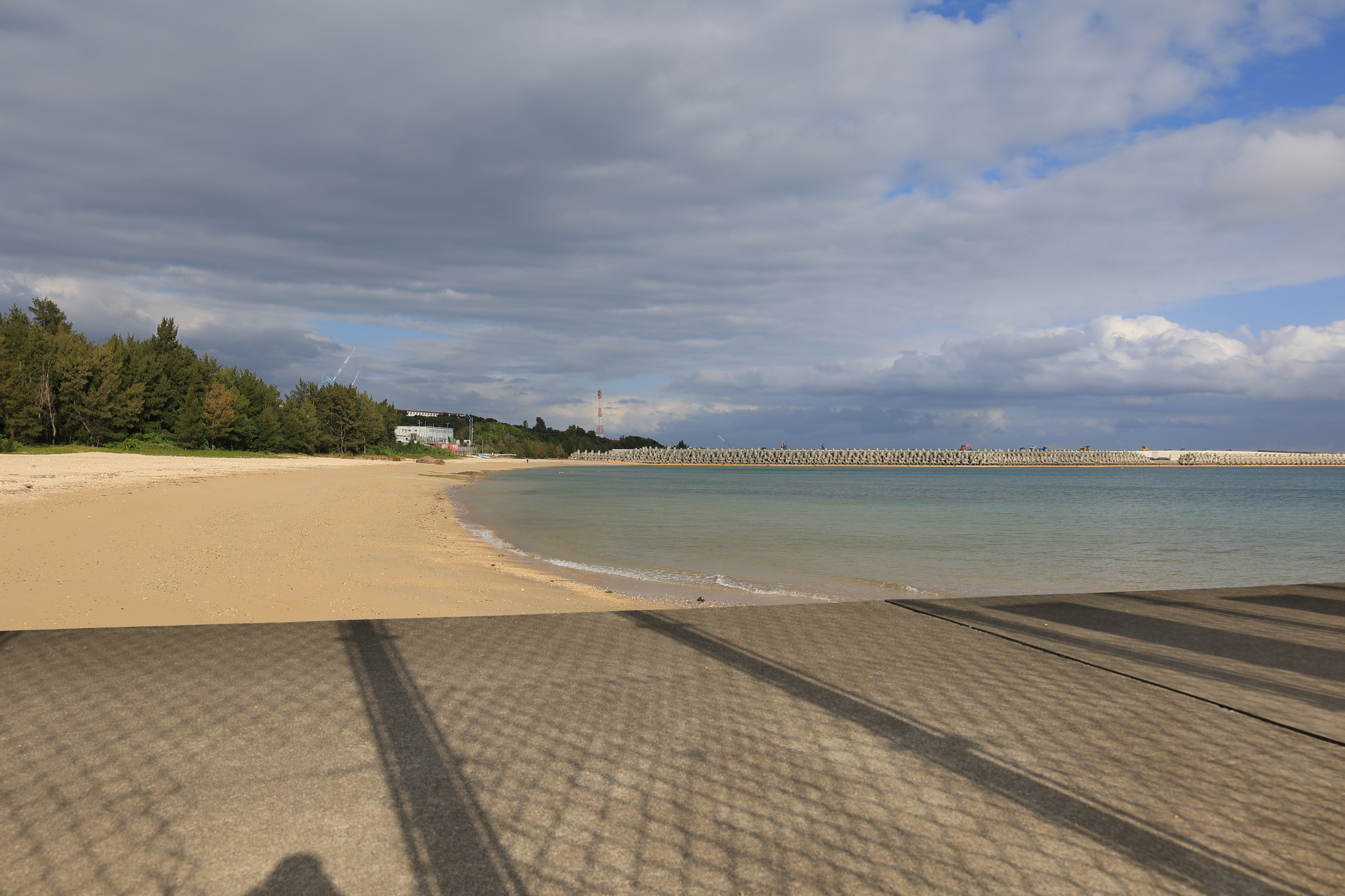 辺野古基地の滑走路建設現場３