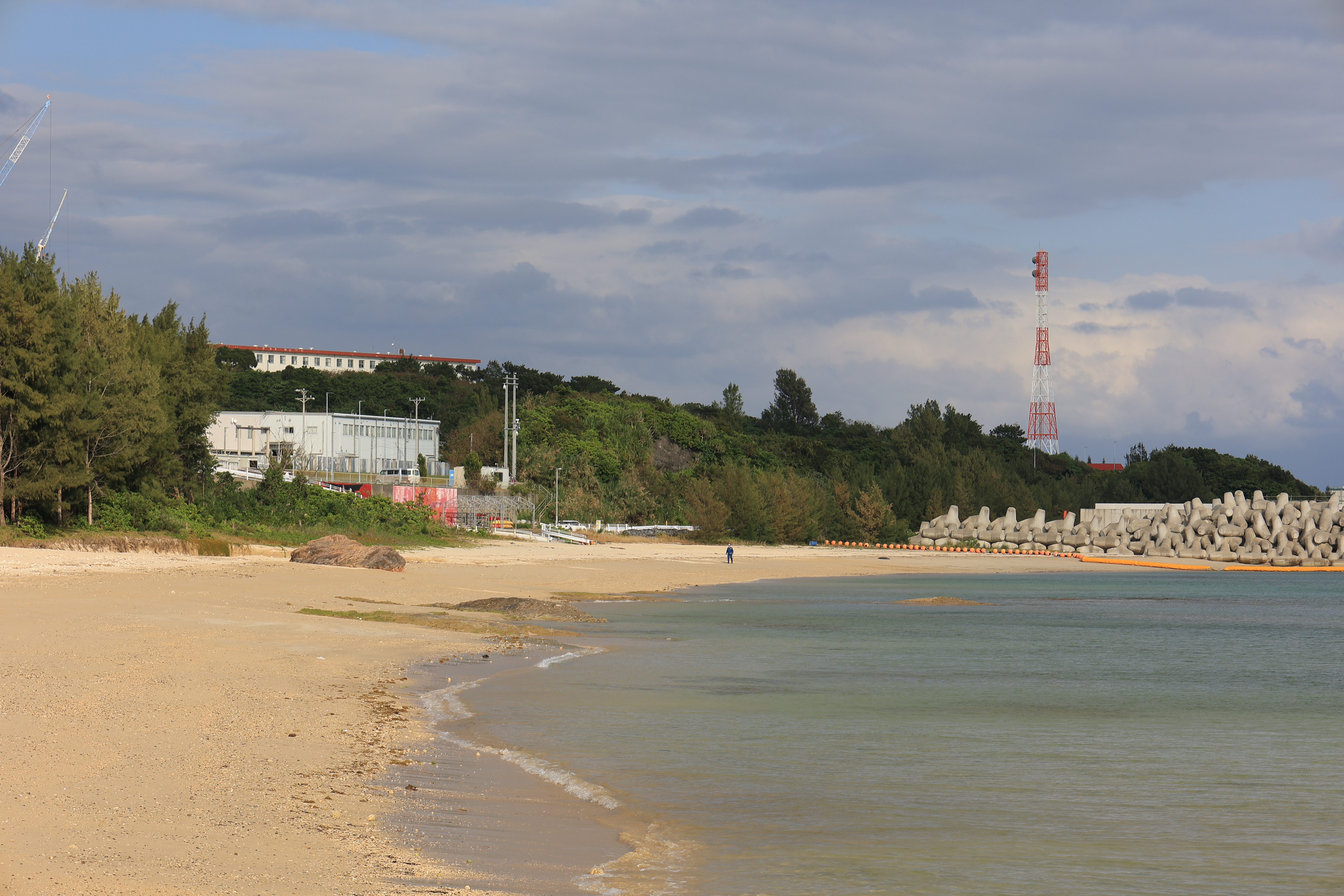 辺野古基地の滑走路建設現場４