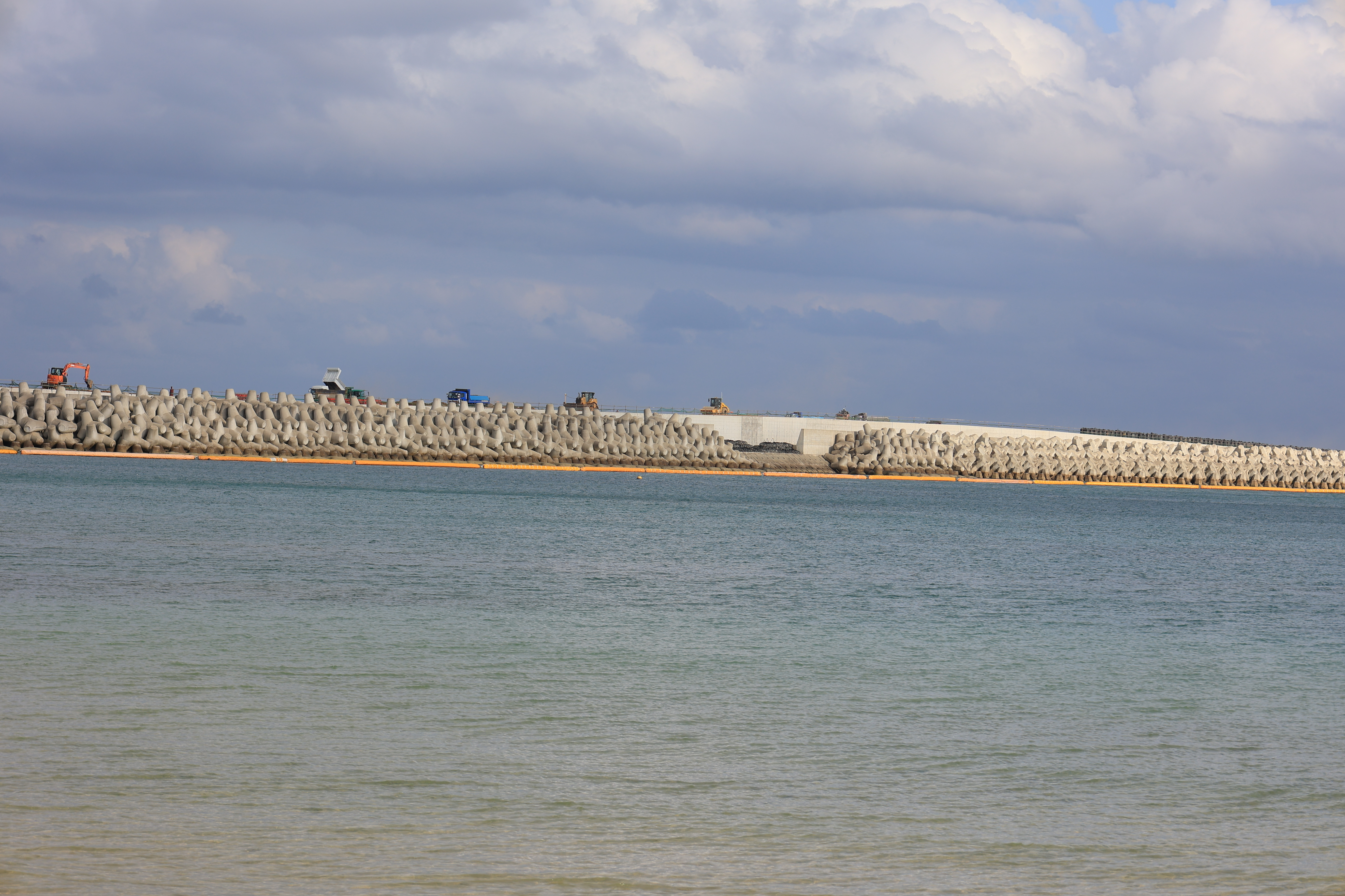 辺野古基地の滑走路建設現場７