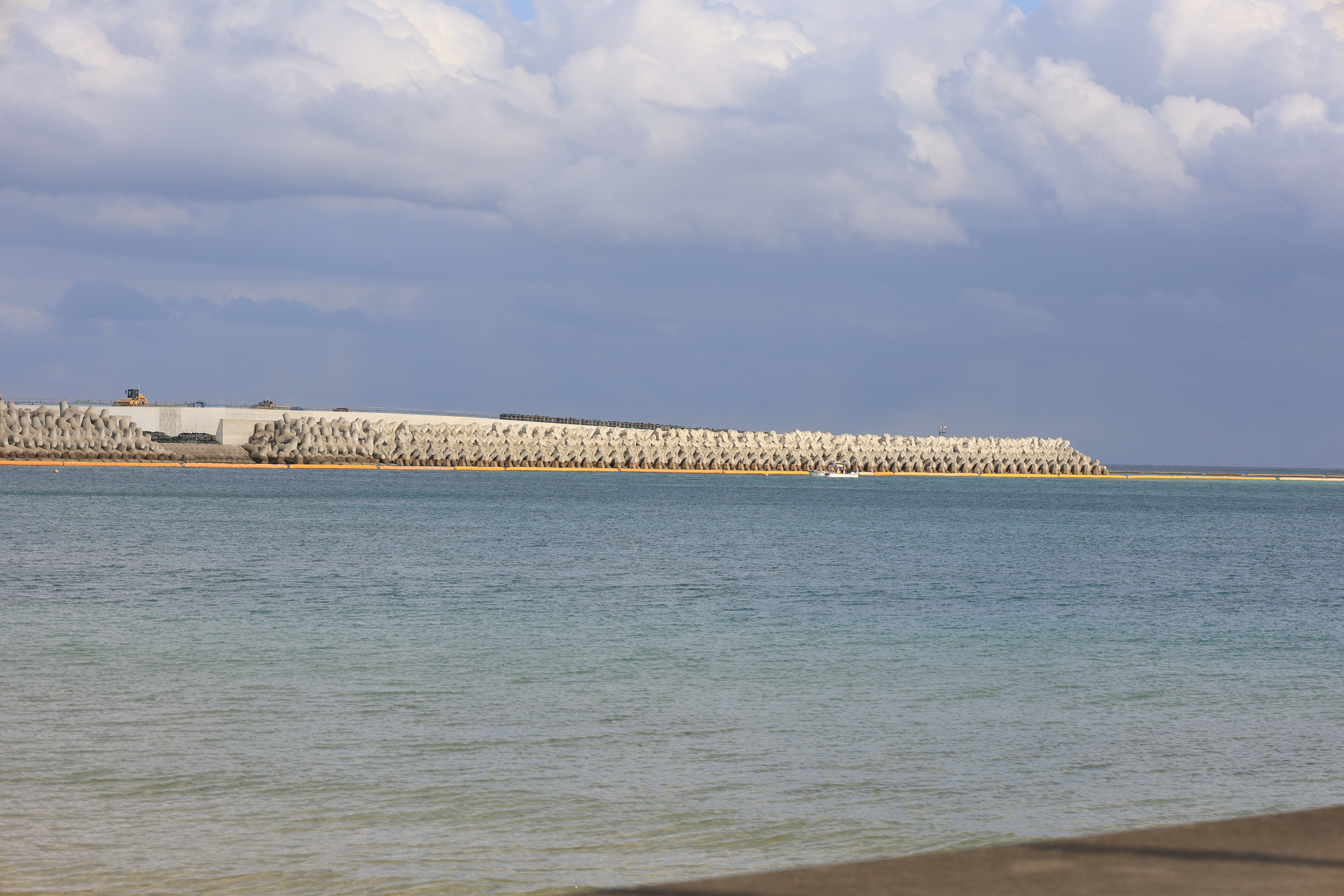 辺野古基地の滑走路建設現場８