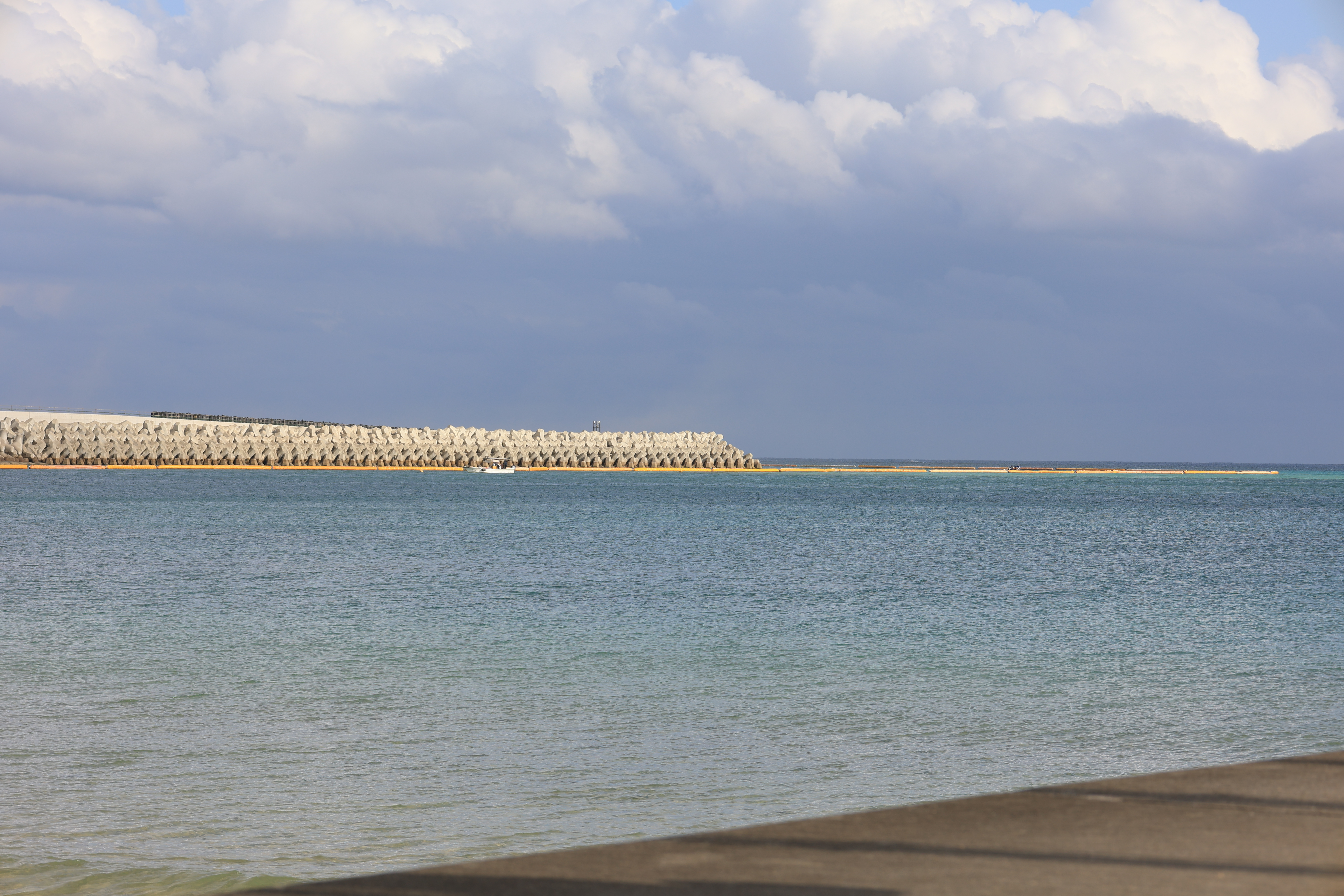 辺野古基地の滑走路建設現場９