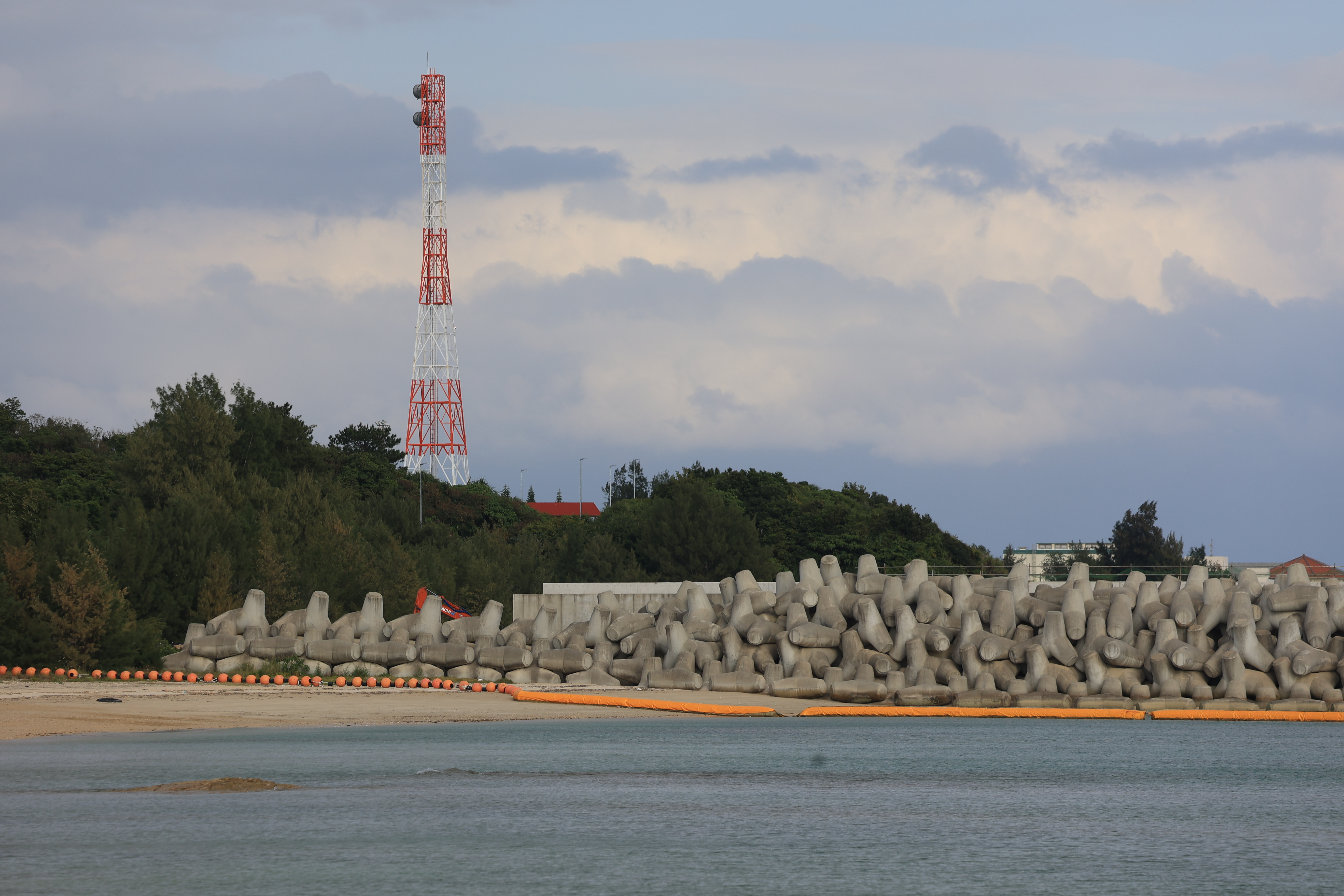 辺野古基地の滑走路建設現場１０
