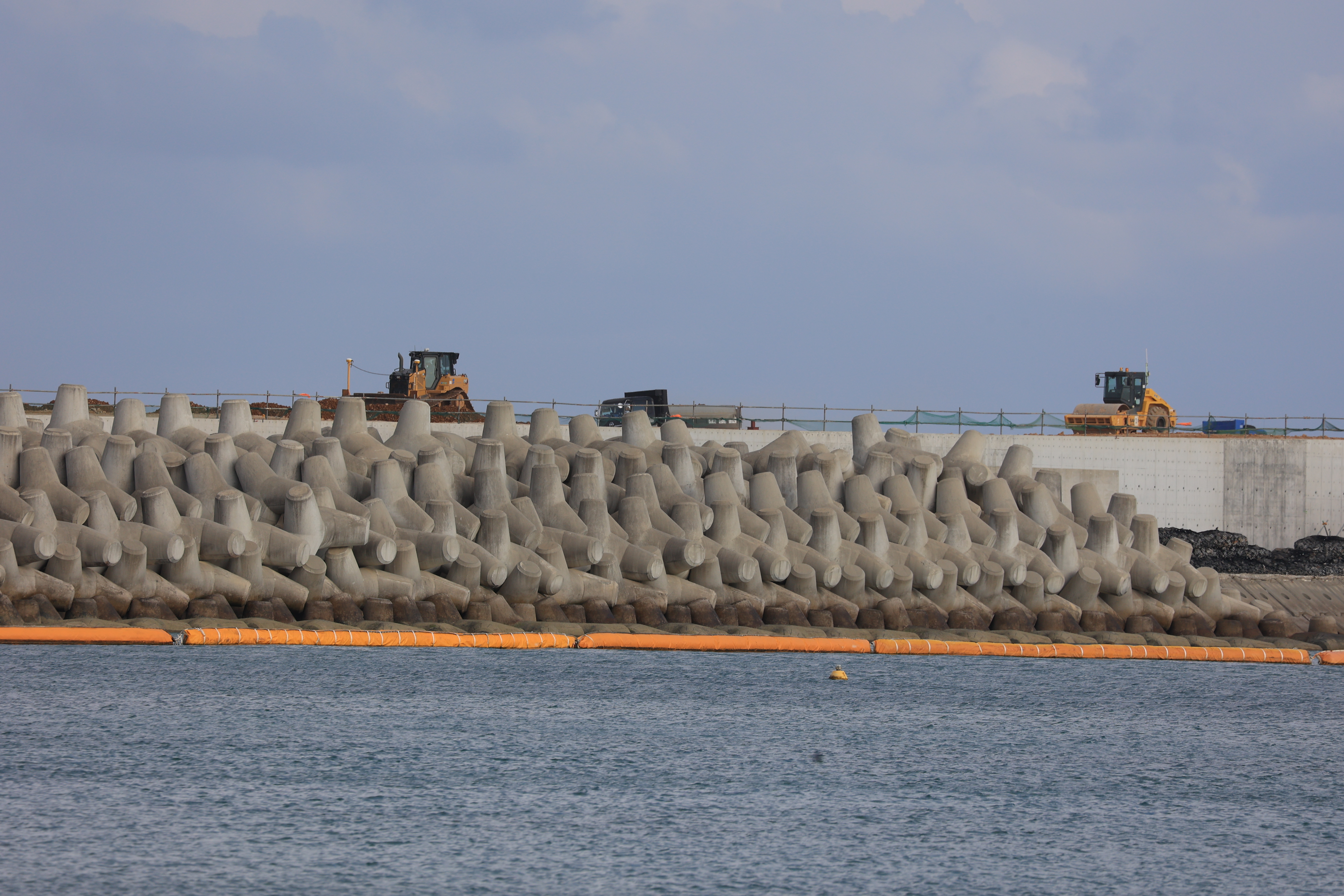 辺野古基地の滑走路建設現場１３