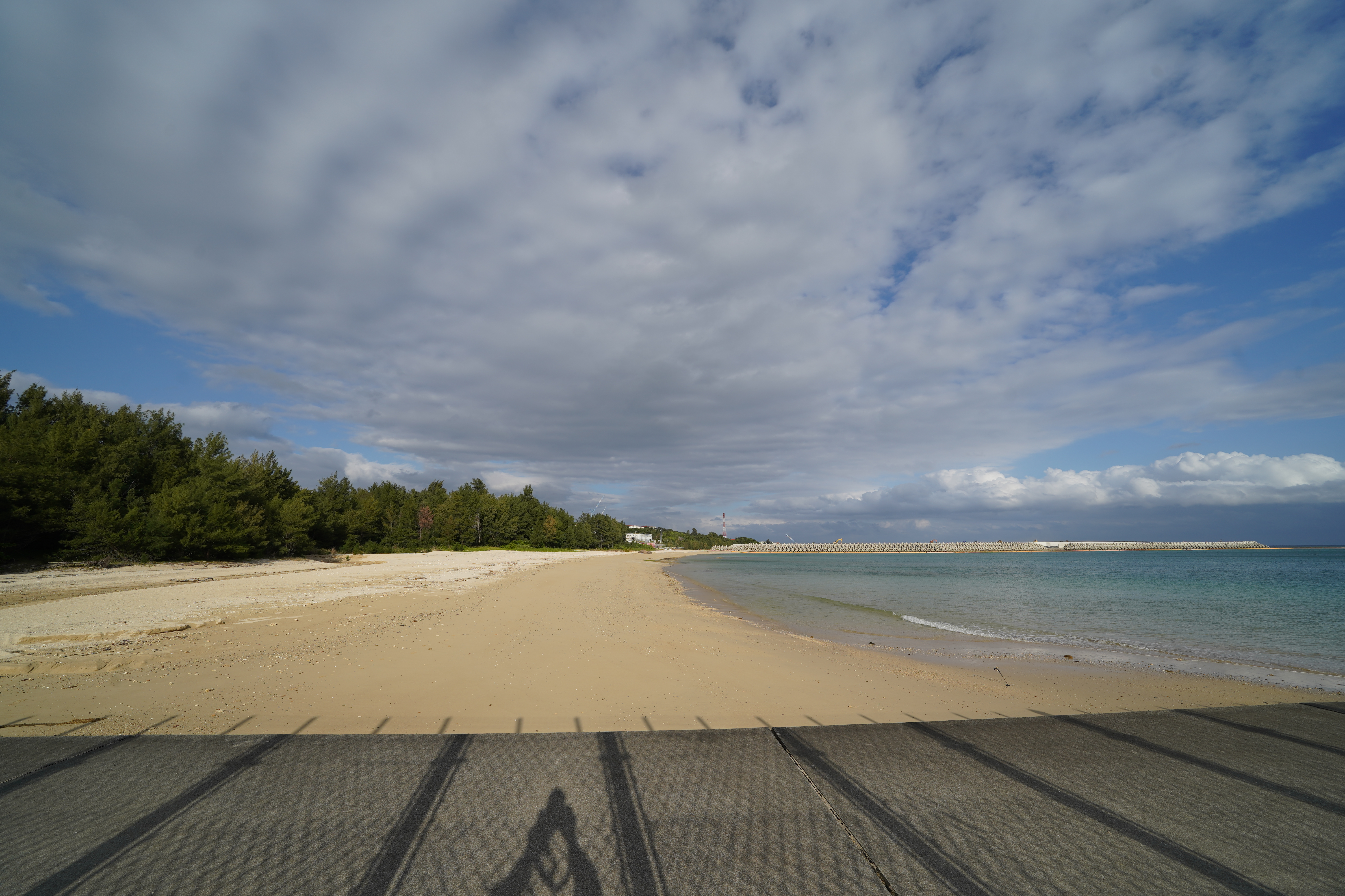 辺野古基地の滑走路建設現場１
