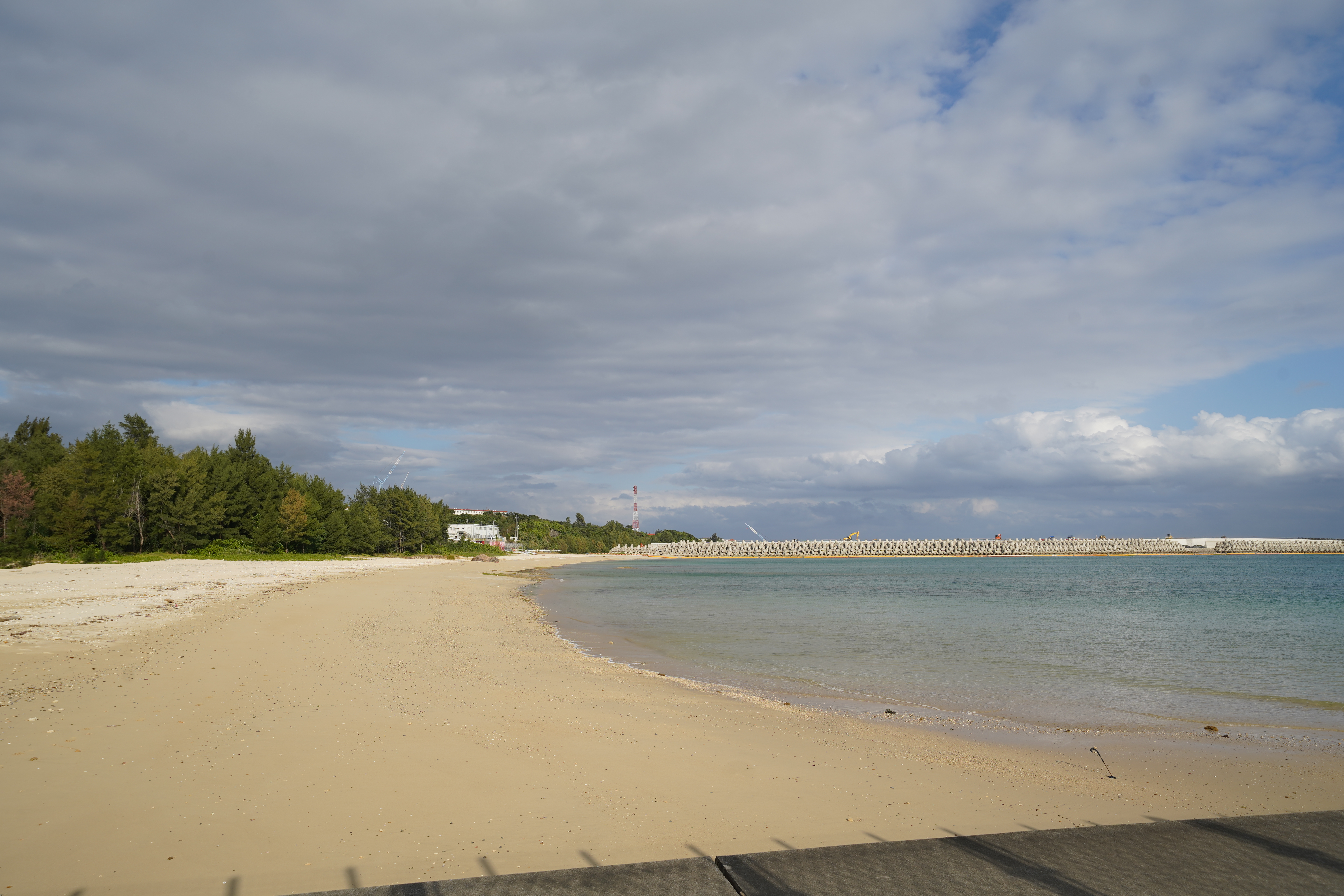 辺野古基地の滑走路建設現場２