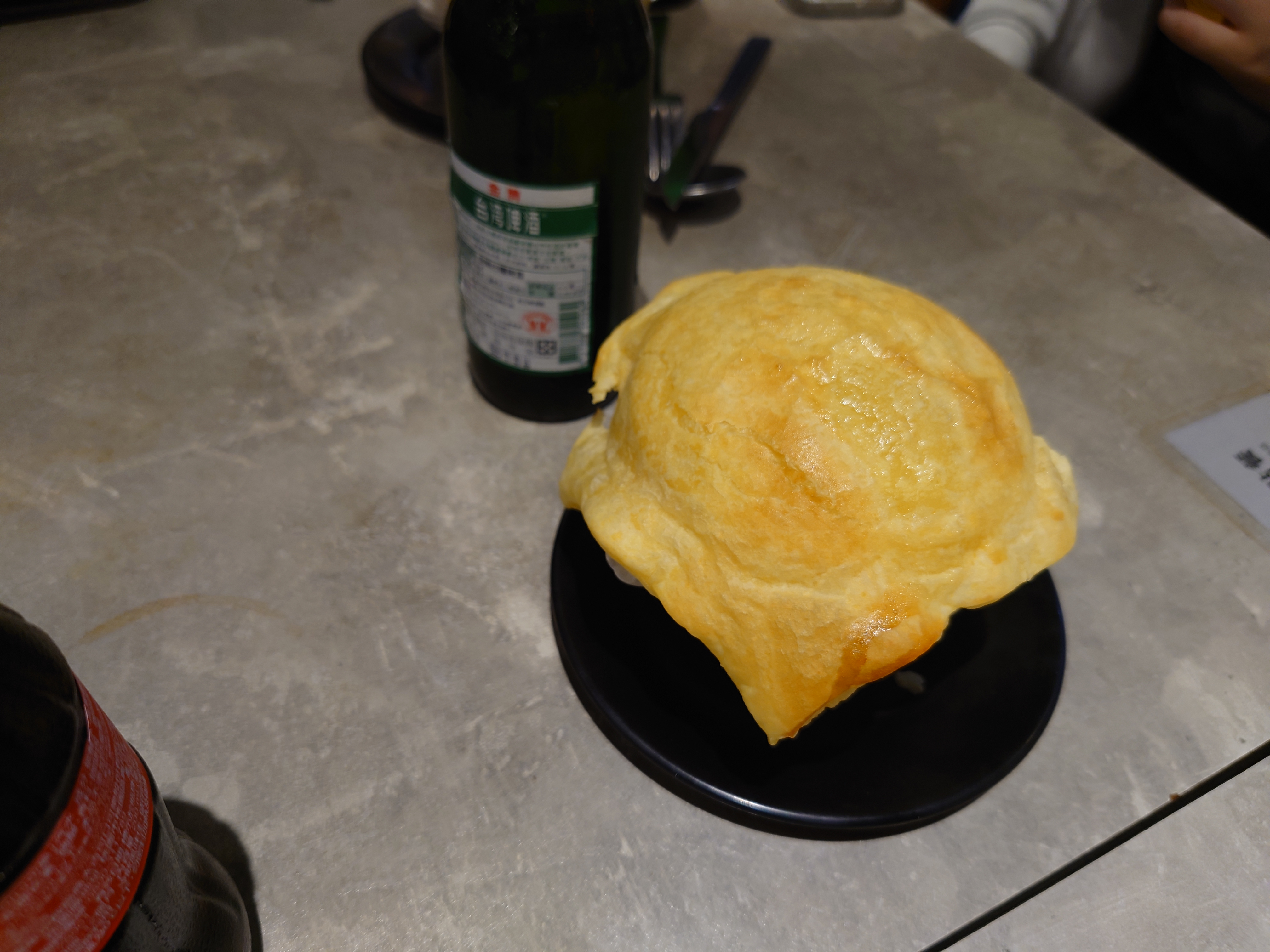 パン生地スープ