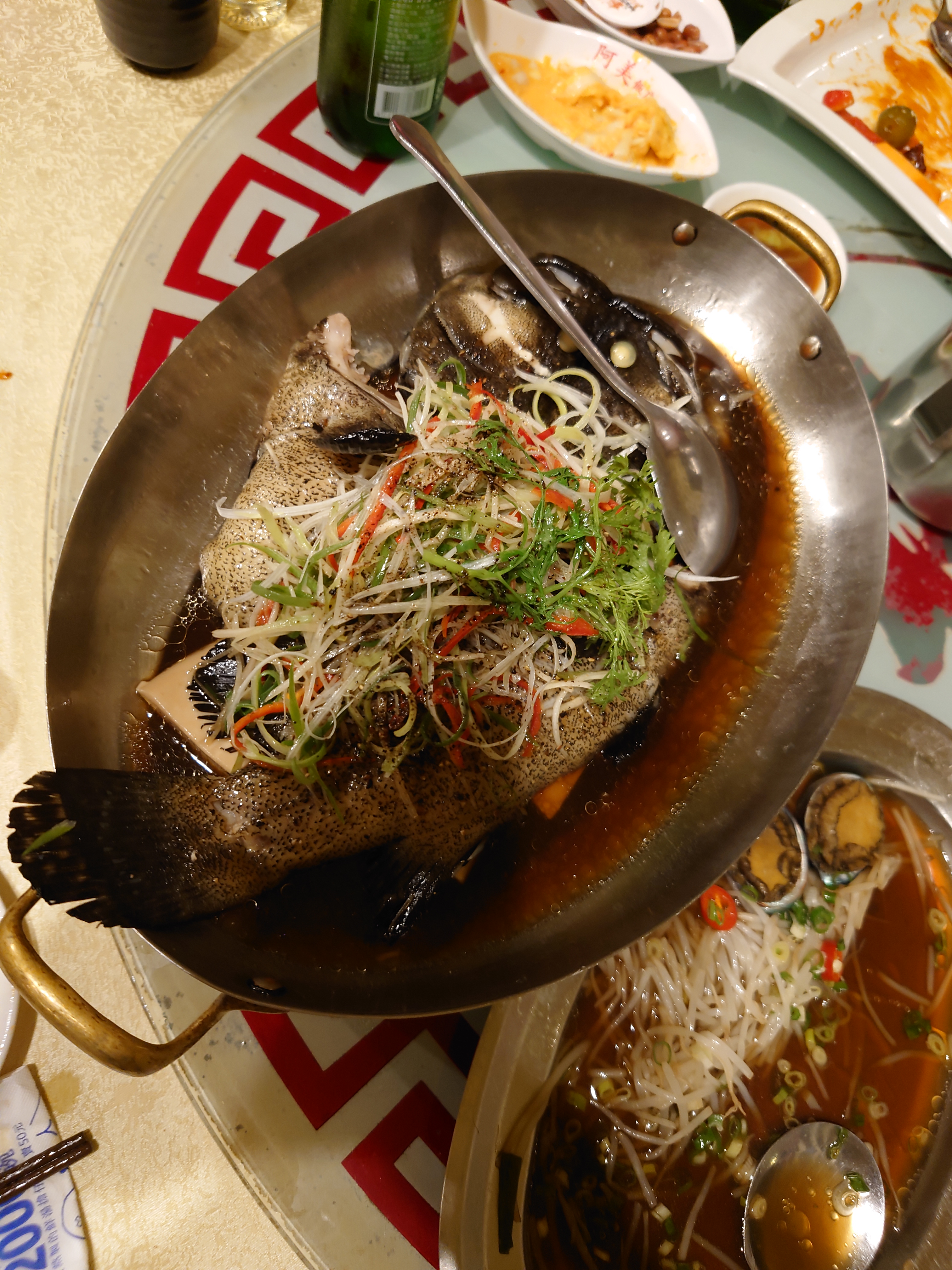 台湾料理（白身魚の煮つけ）