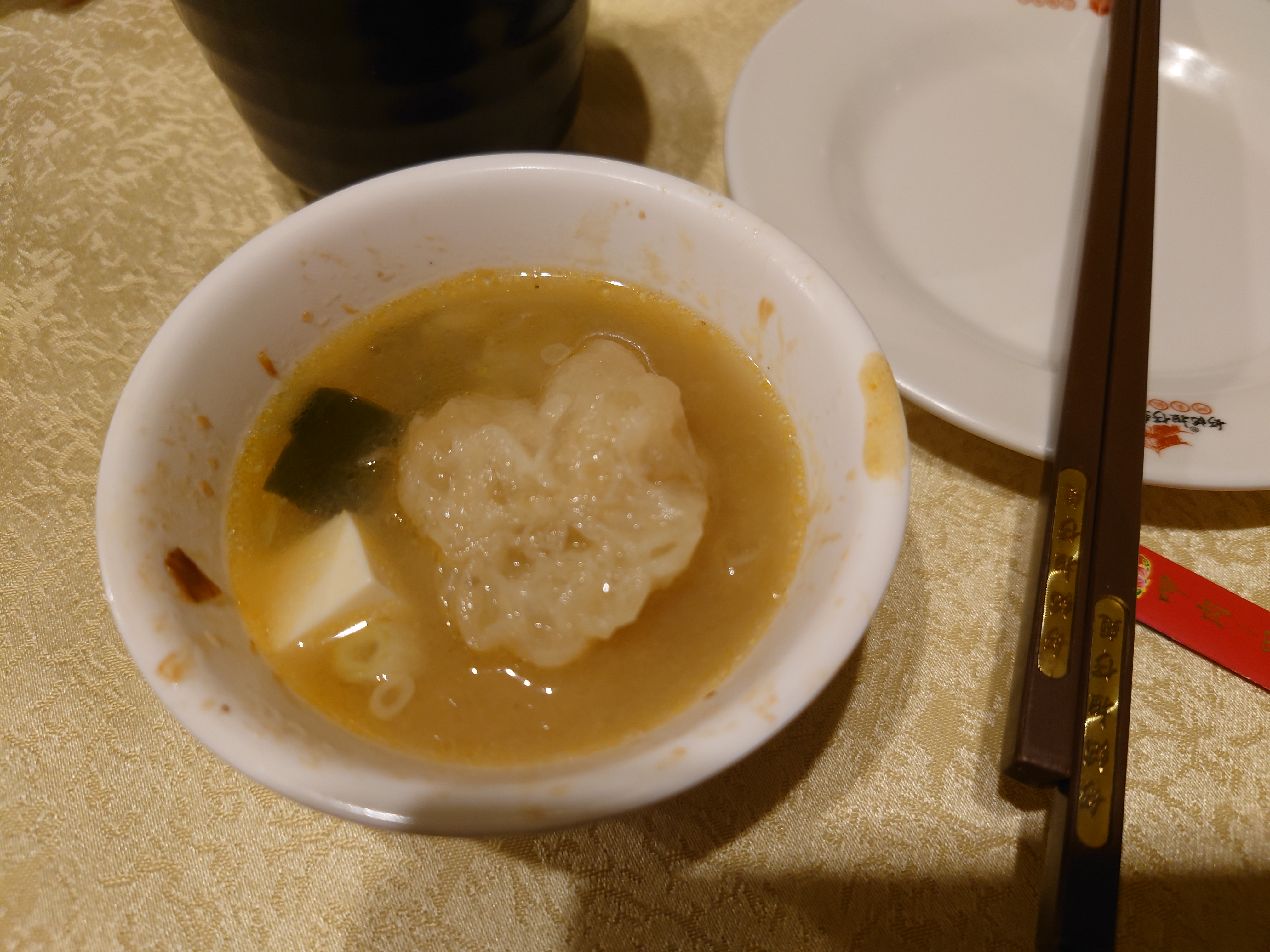 台湾料理（味噌汁）４