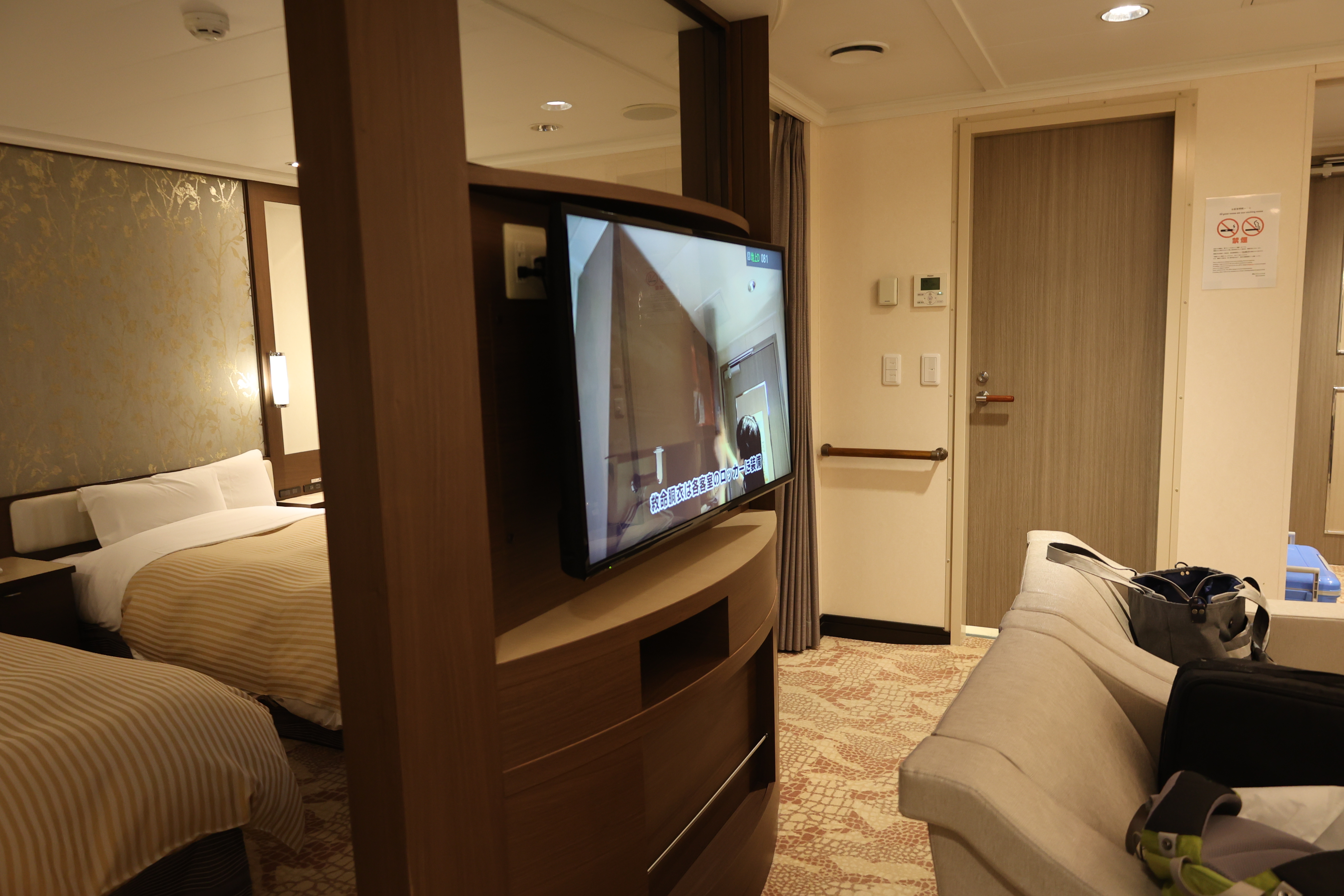 テレビ（ソファ側）