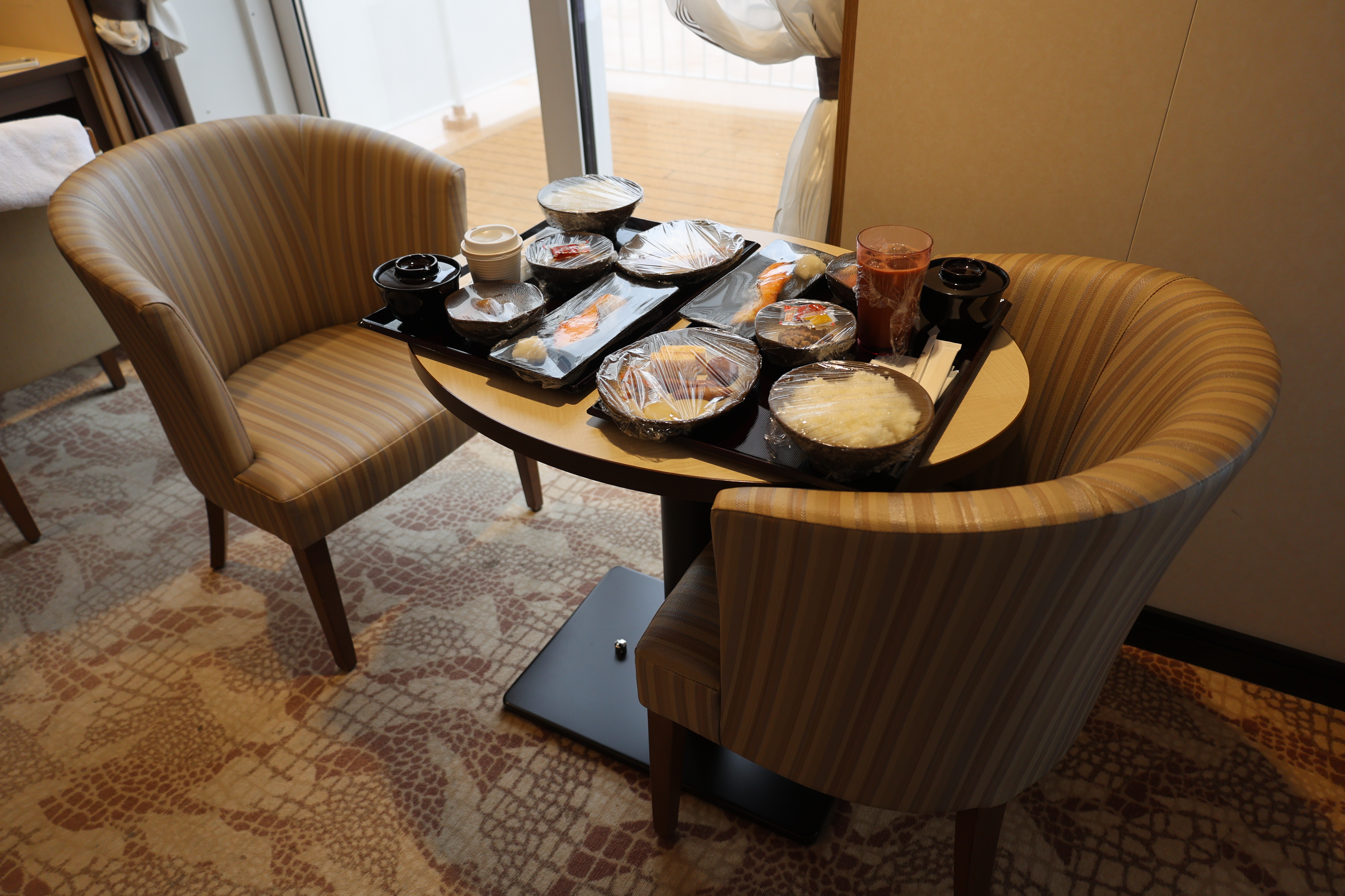 さんふらわあさっぽろに乗船、スイートルーム2日目