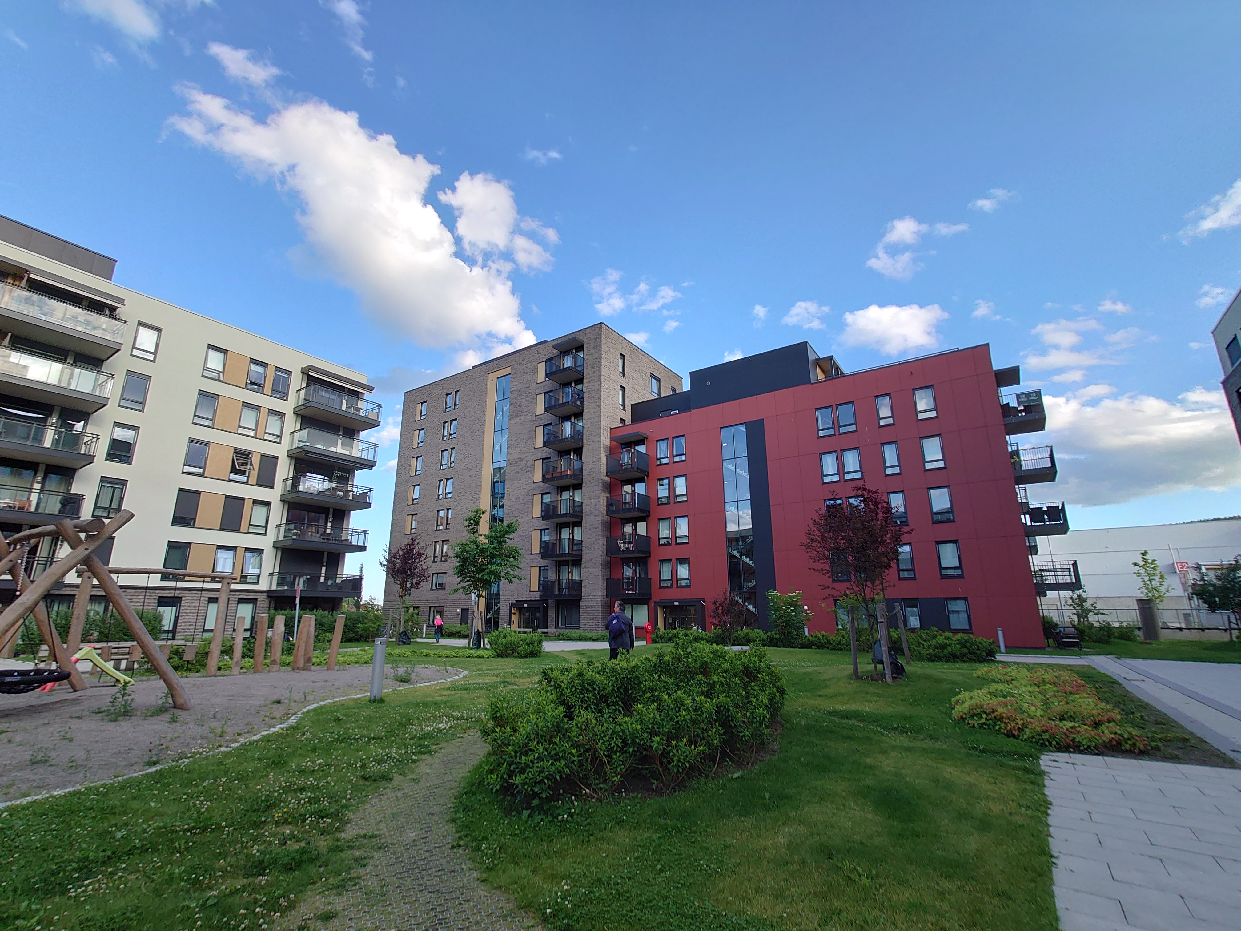 IGF会場の周辺の集合住宅