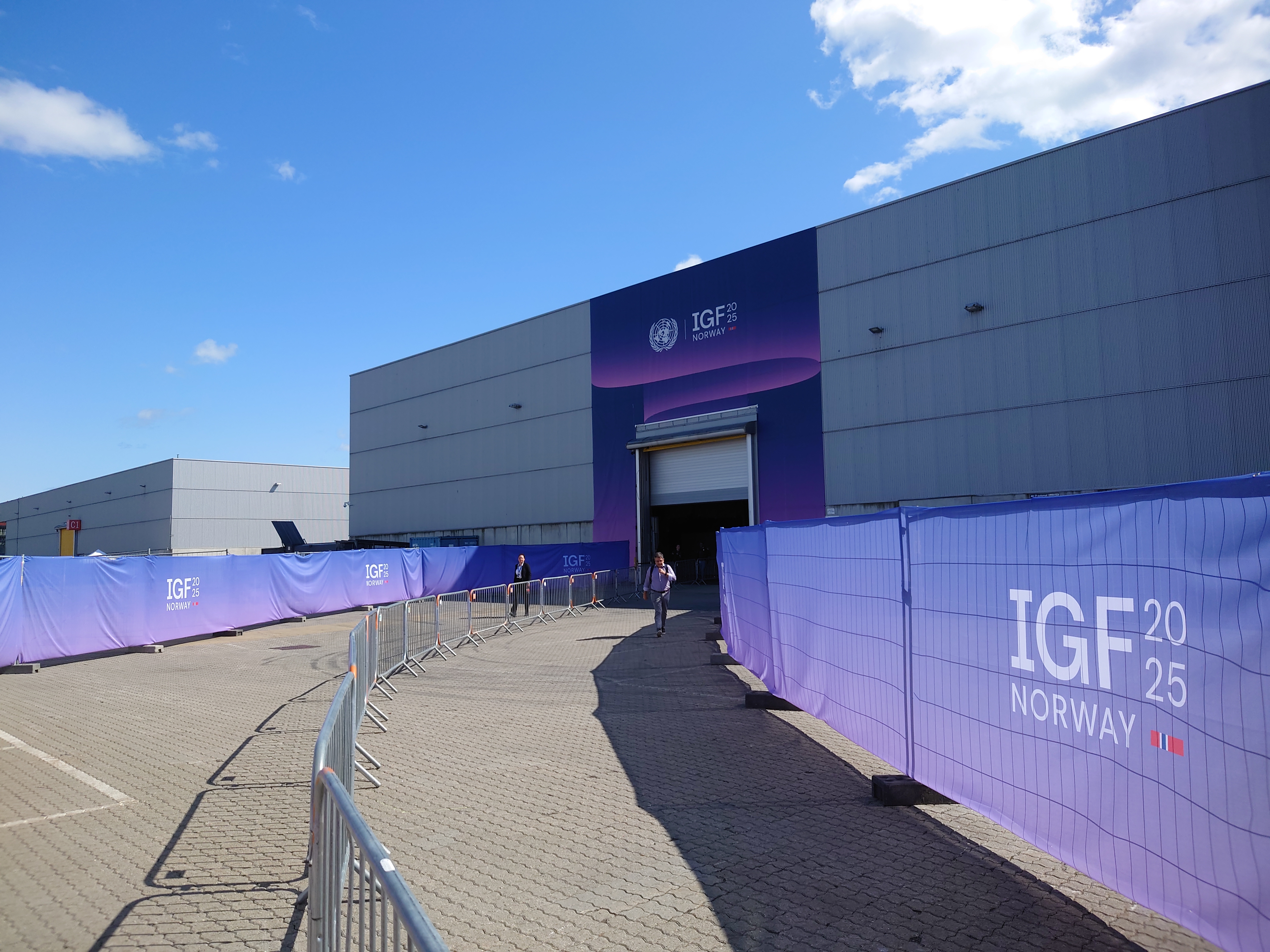 晴れのIGF2025の会場