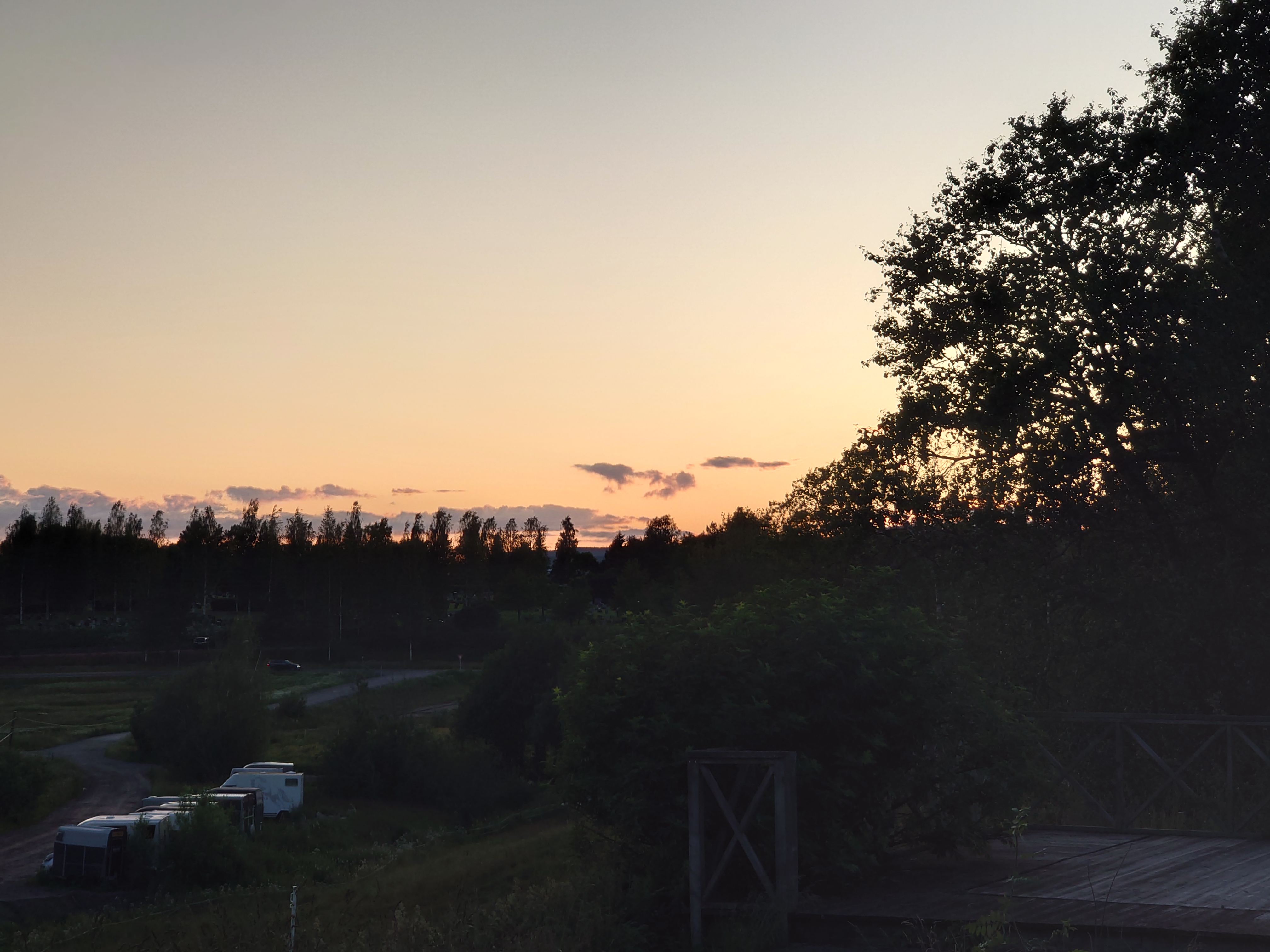 白夜の夕日３