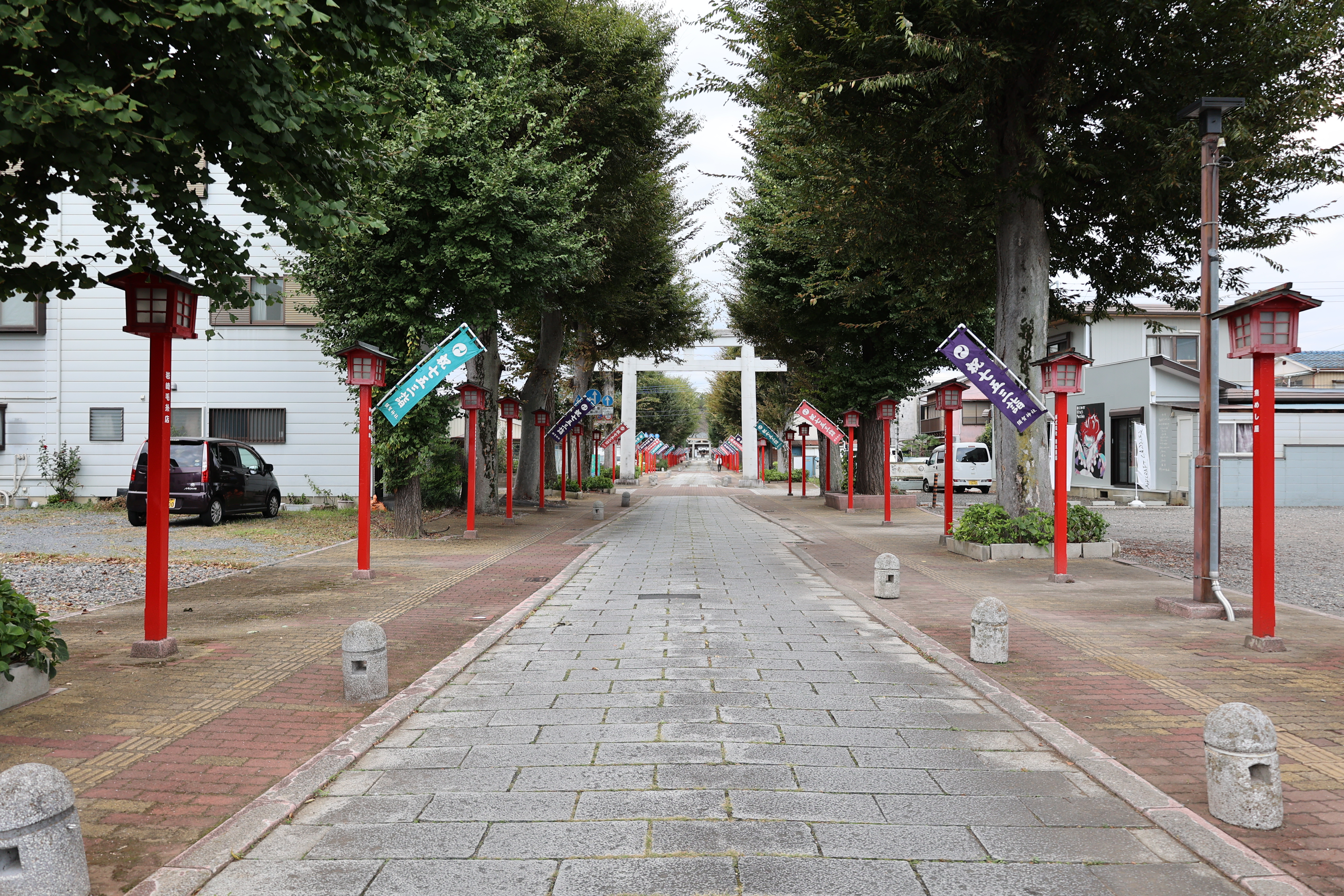 須賀神社の参道