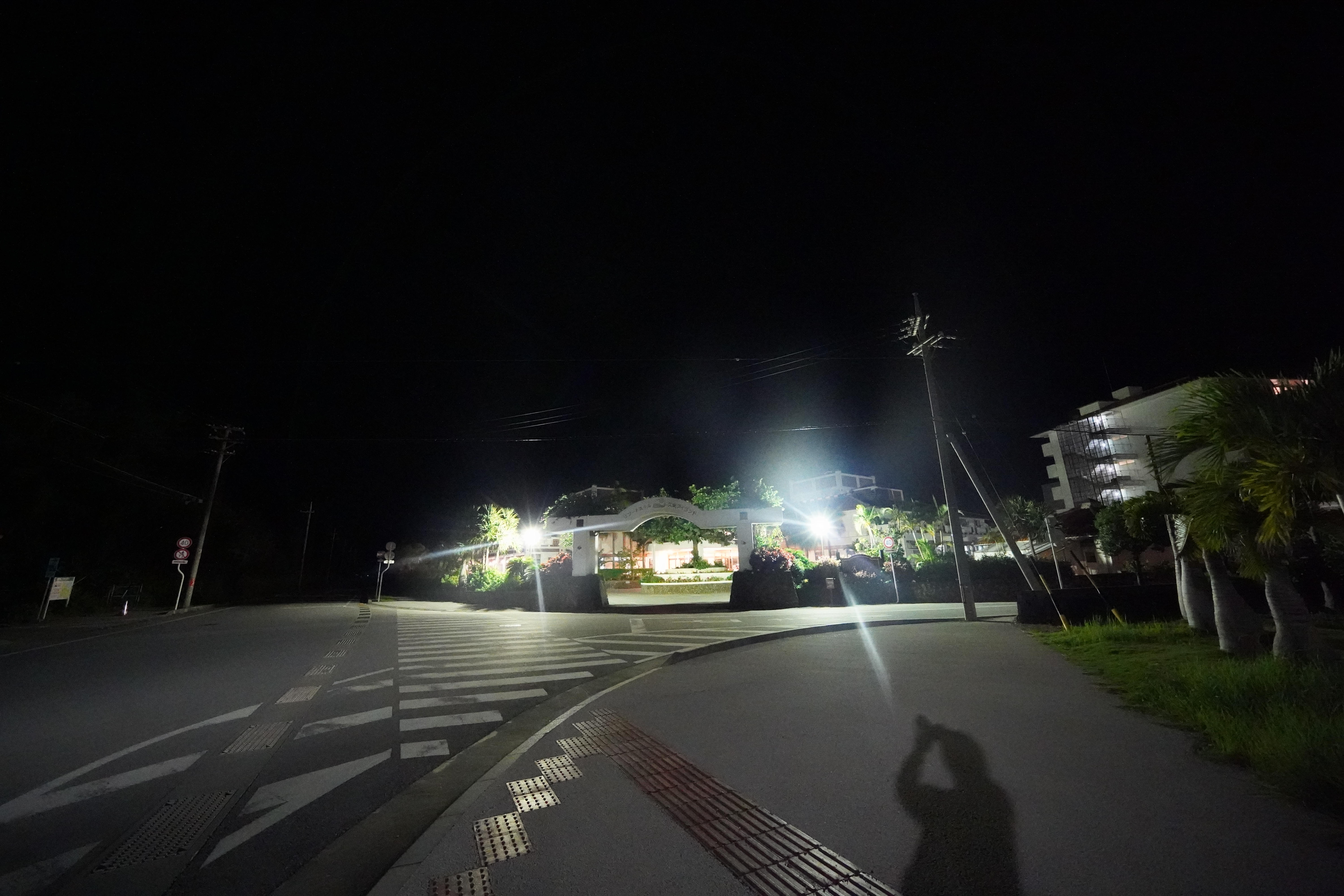 久米島アイランドホテル夜景１