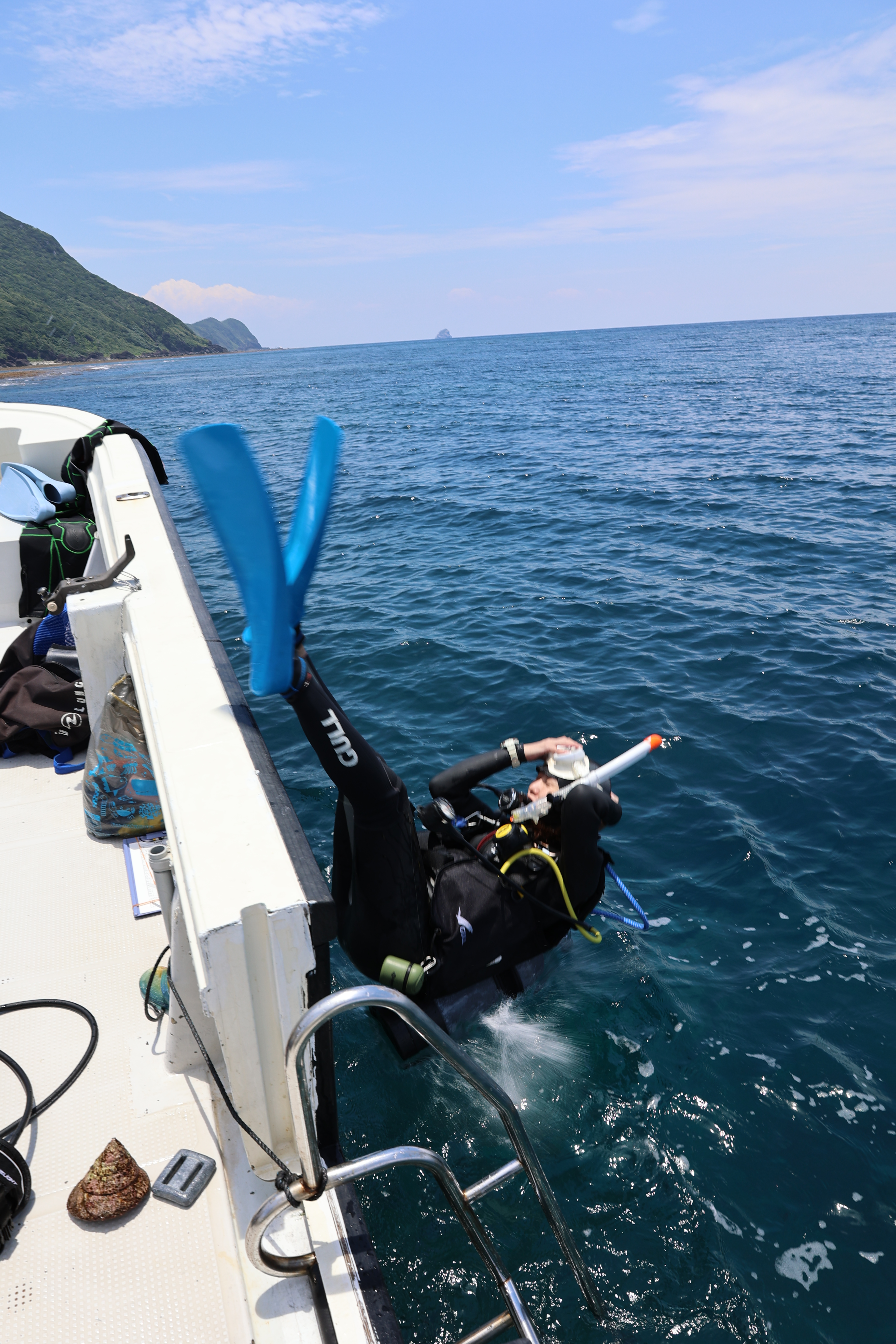 バックエントリーするメンバー２