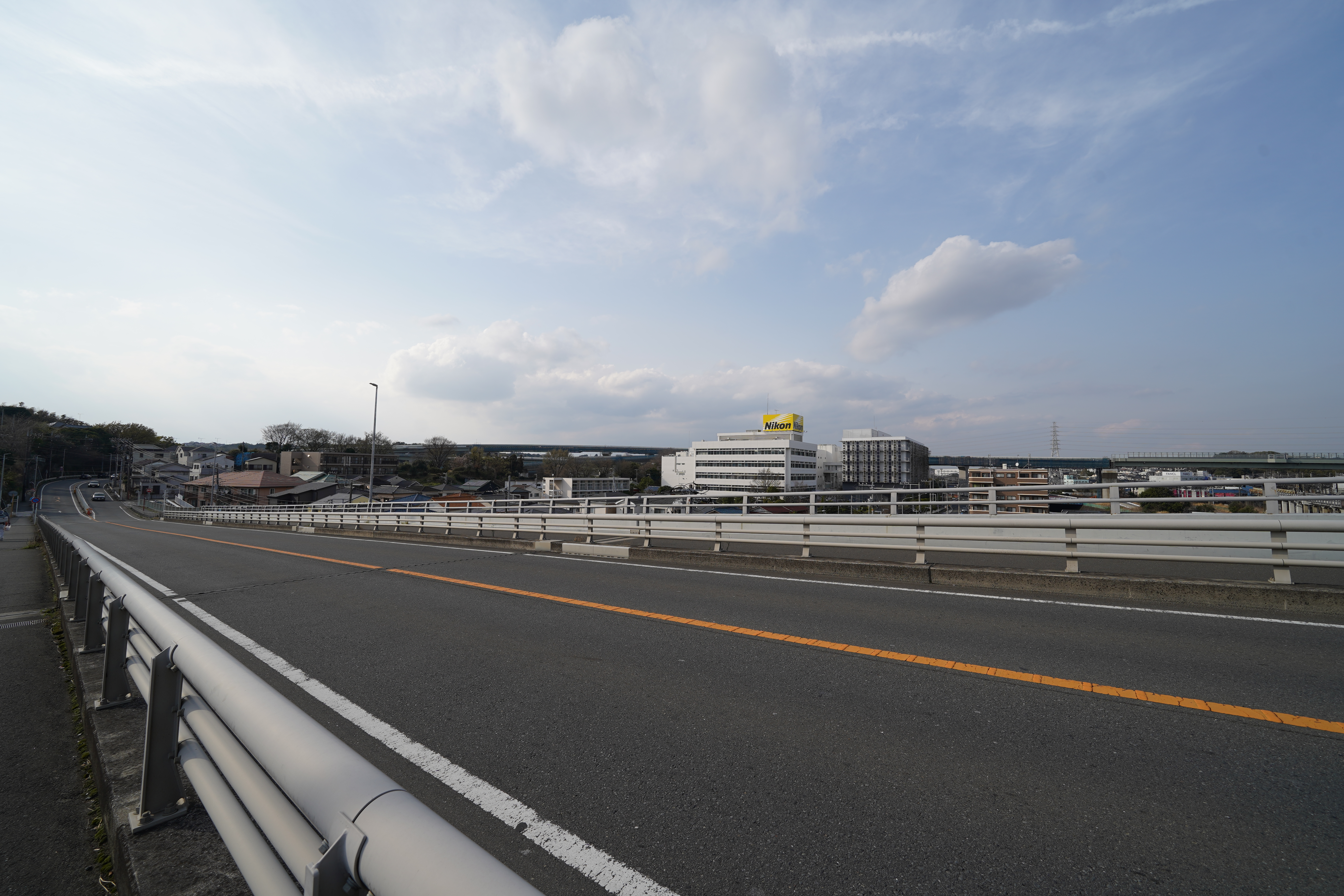 Nikonの工場が見える Nikonの工場が見える