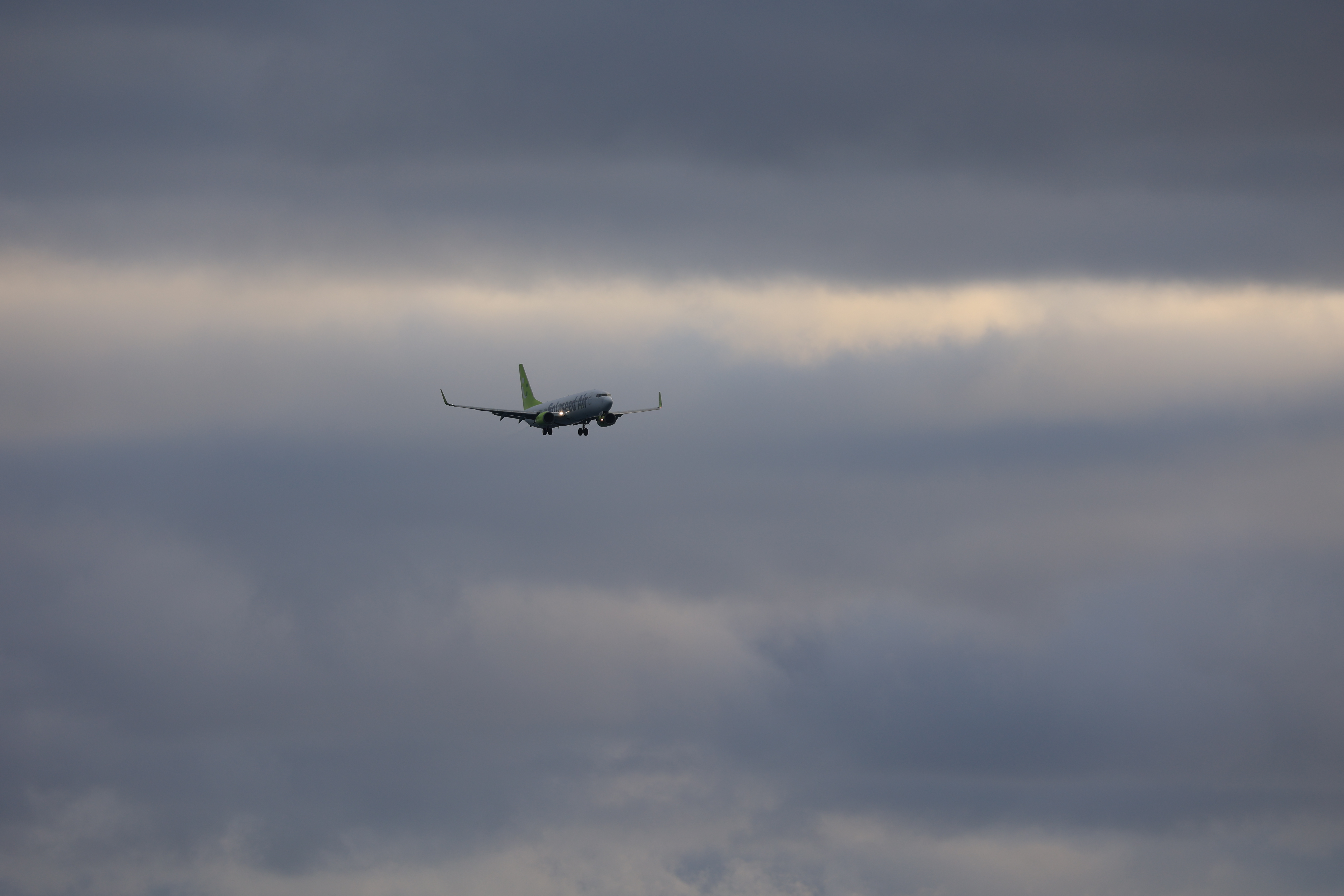 ソラシドエアの飛行機３