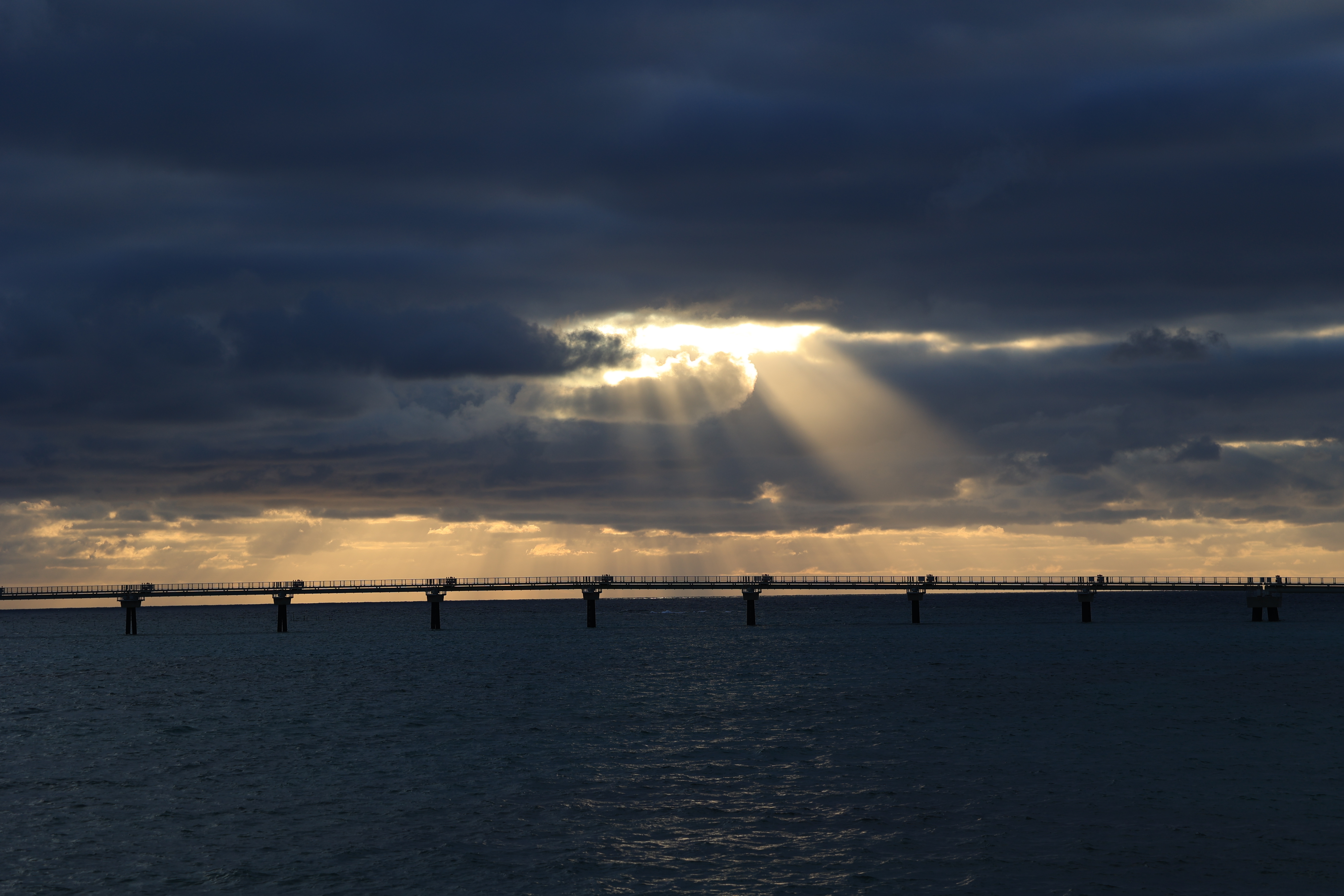 第二滑走路の誘導灯１