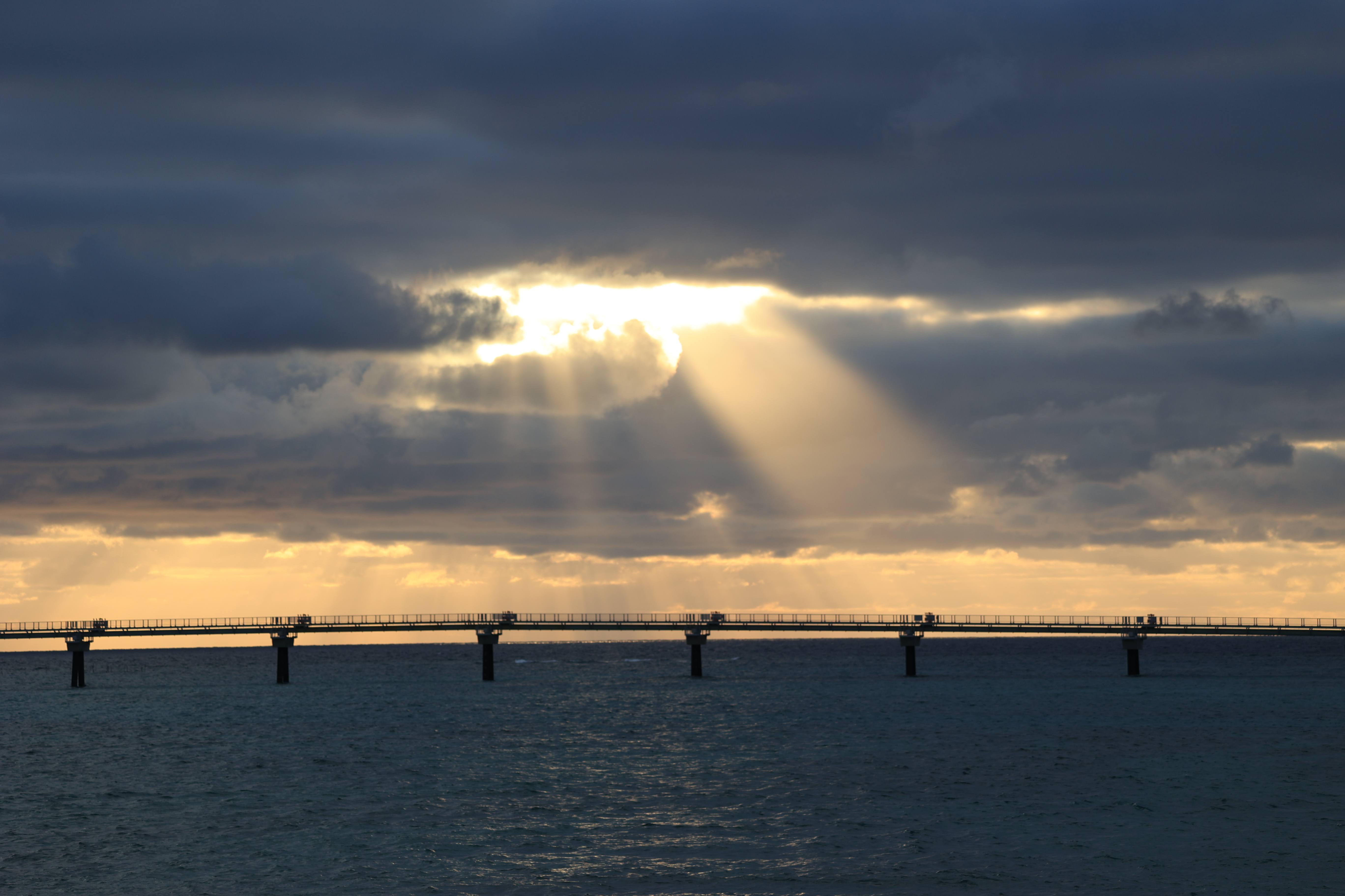 第二滑走路の誘導灯２