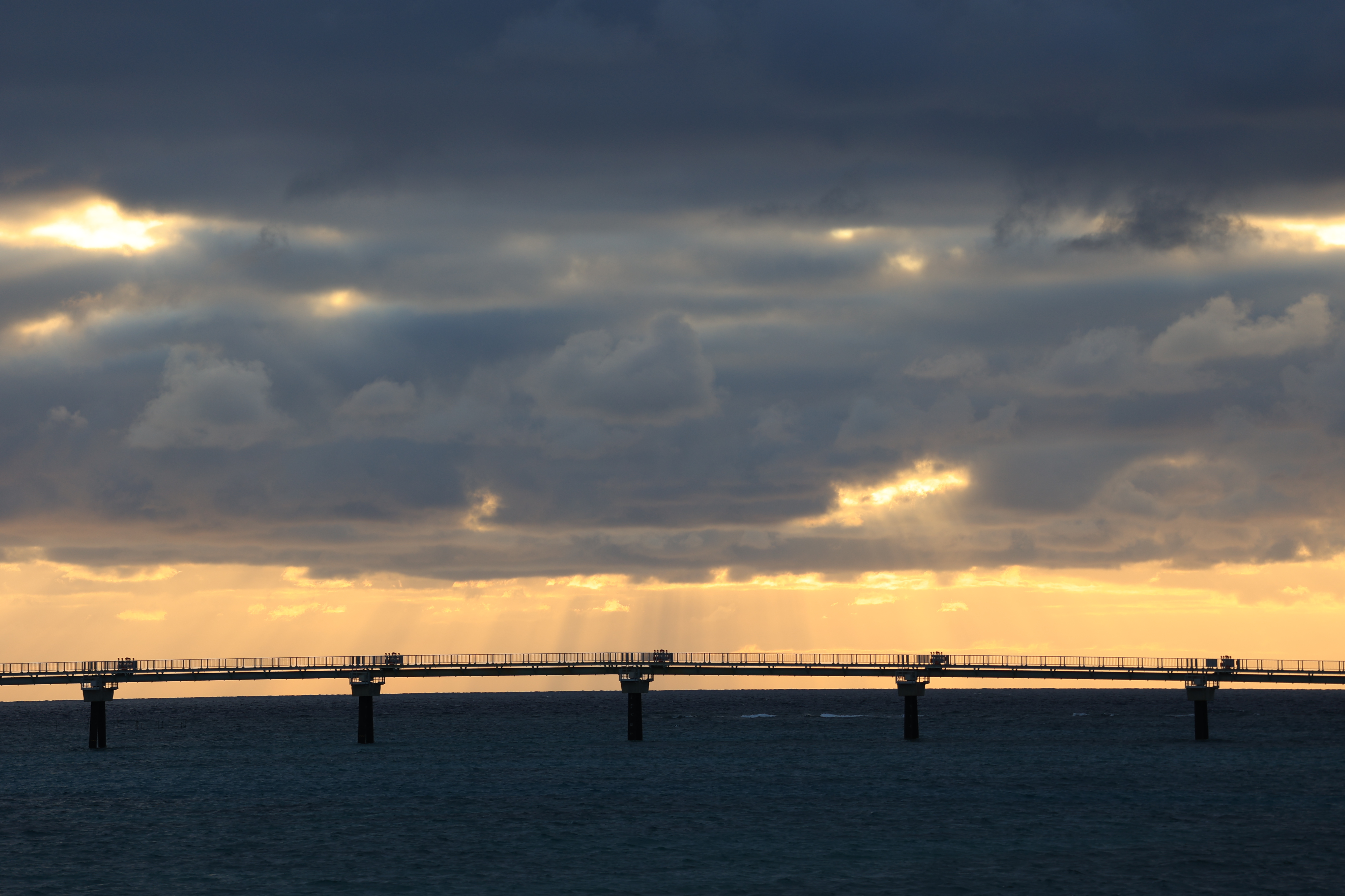 第二滑走路の誘導灯３