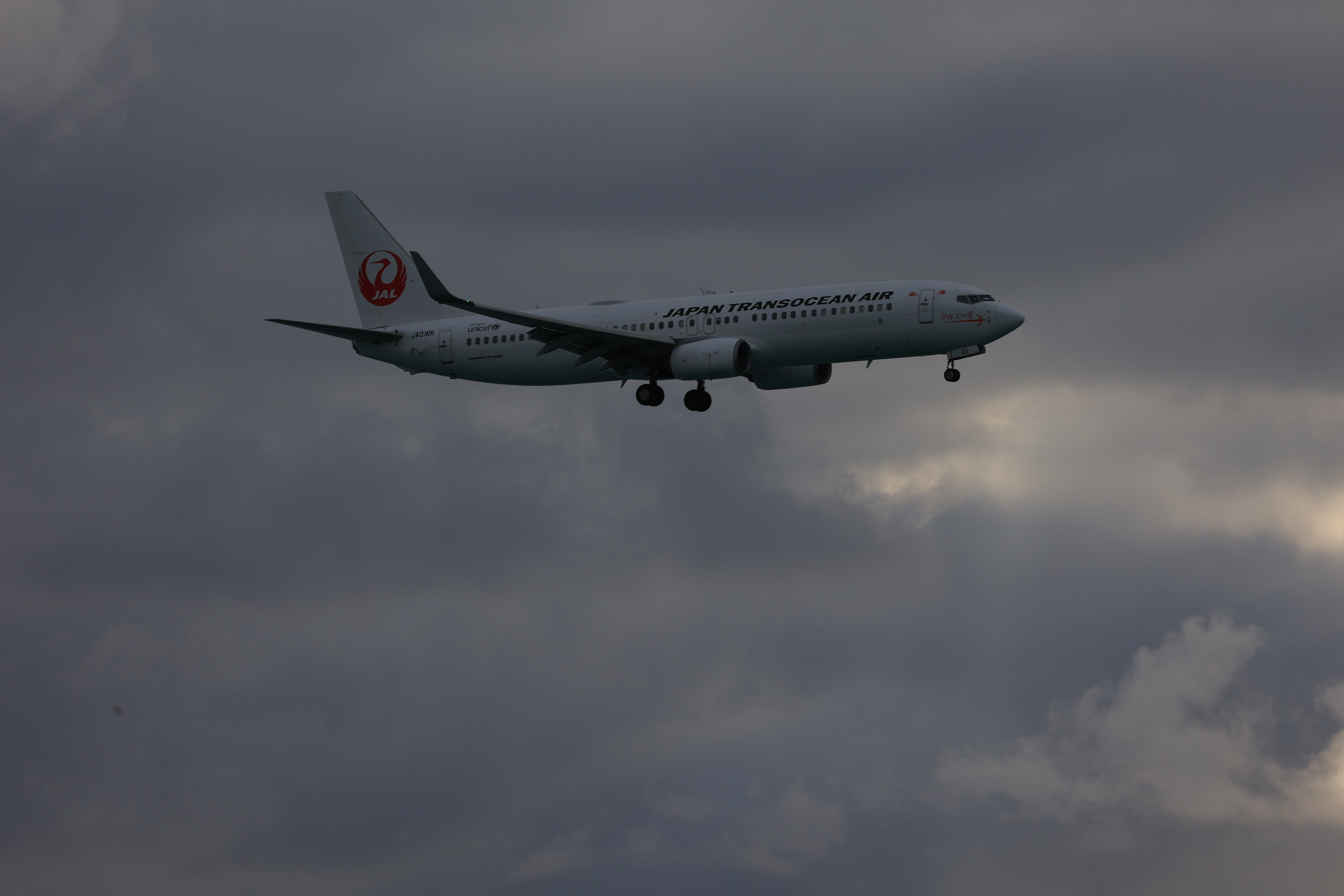 日本トランスオーシャン航空の飛行機２