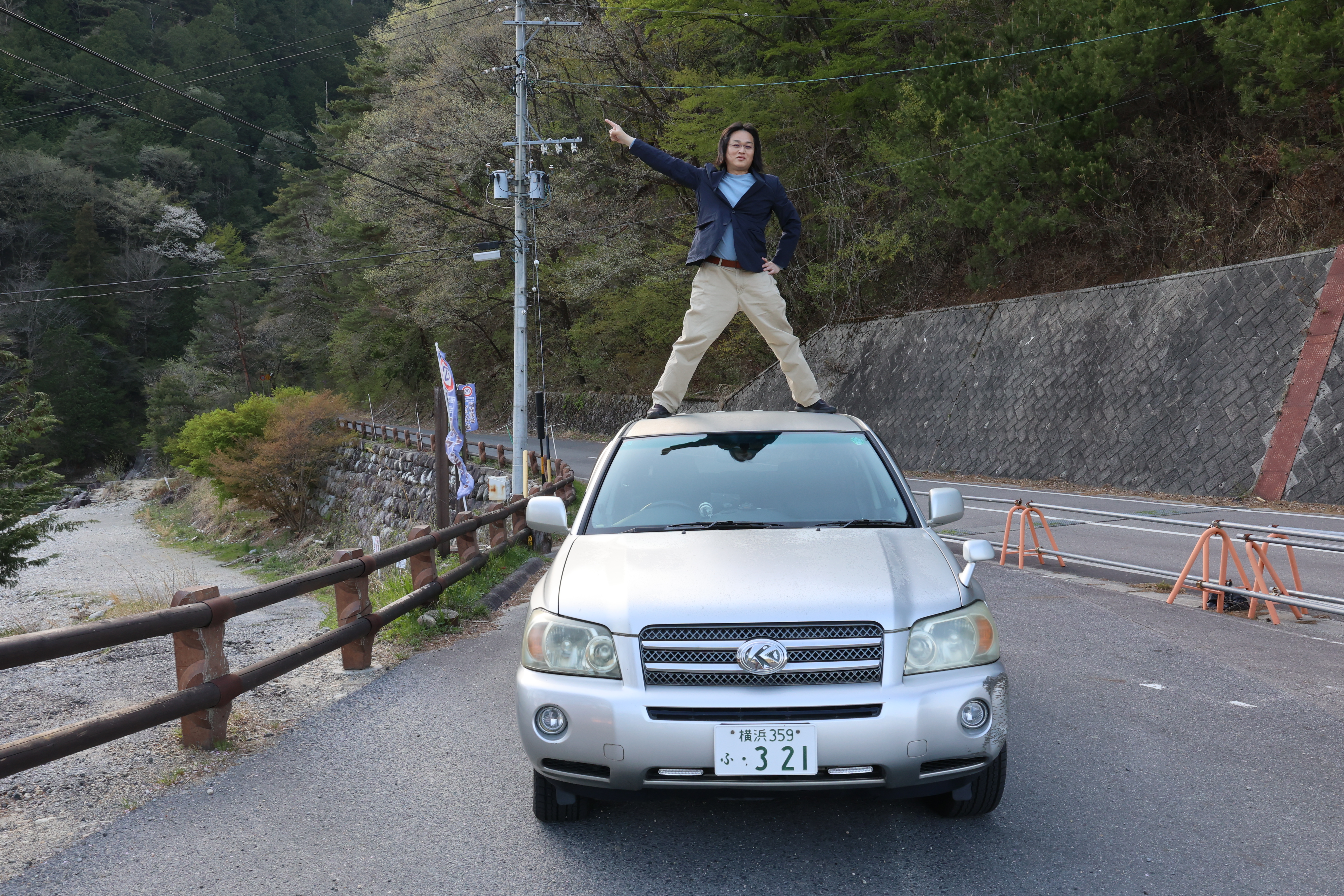 廃車にする前に記念撮影３