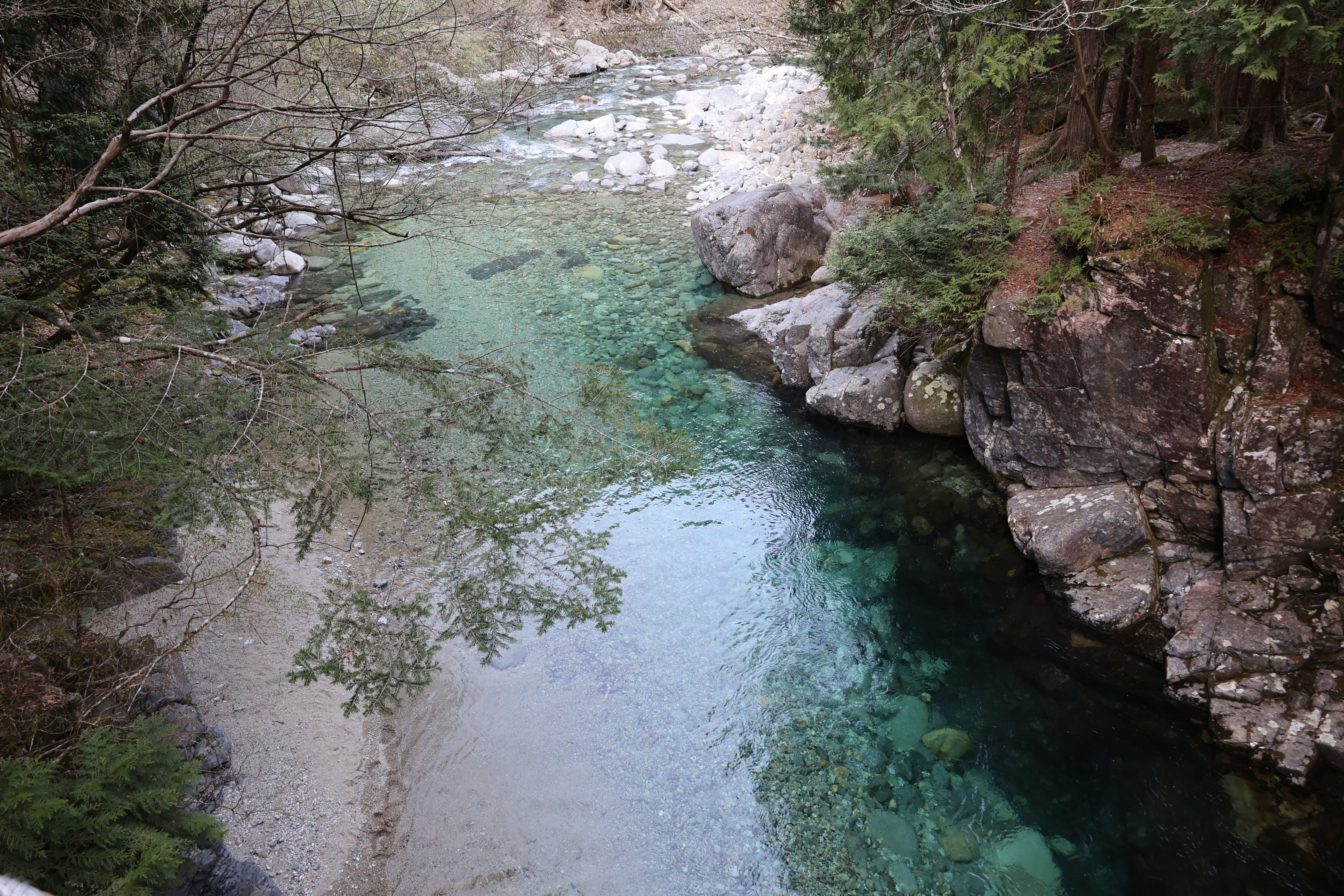 緑色の川 緑色の川