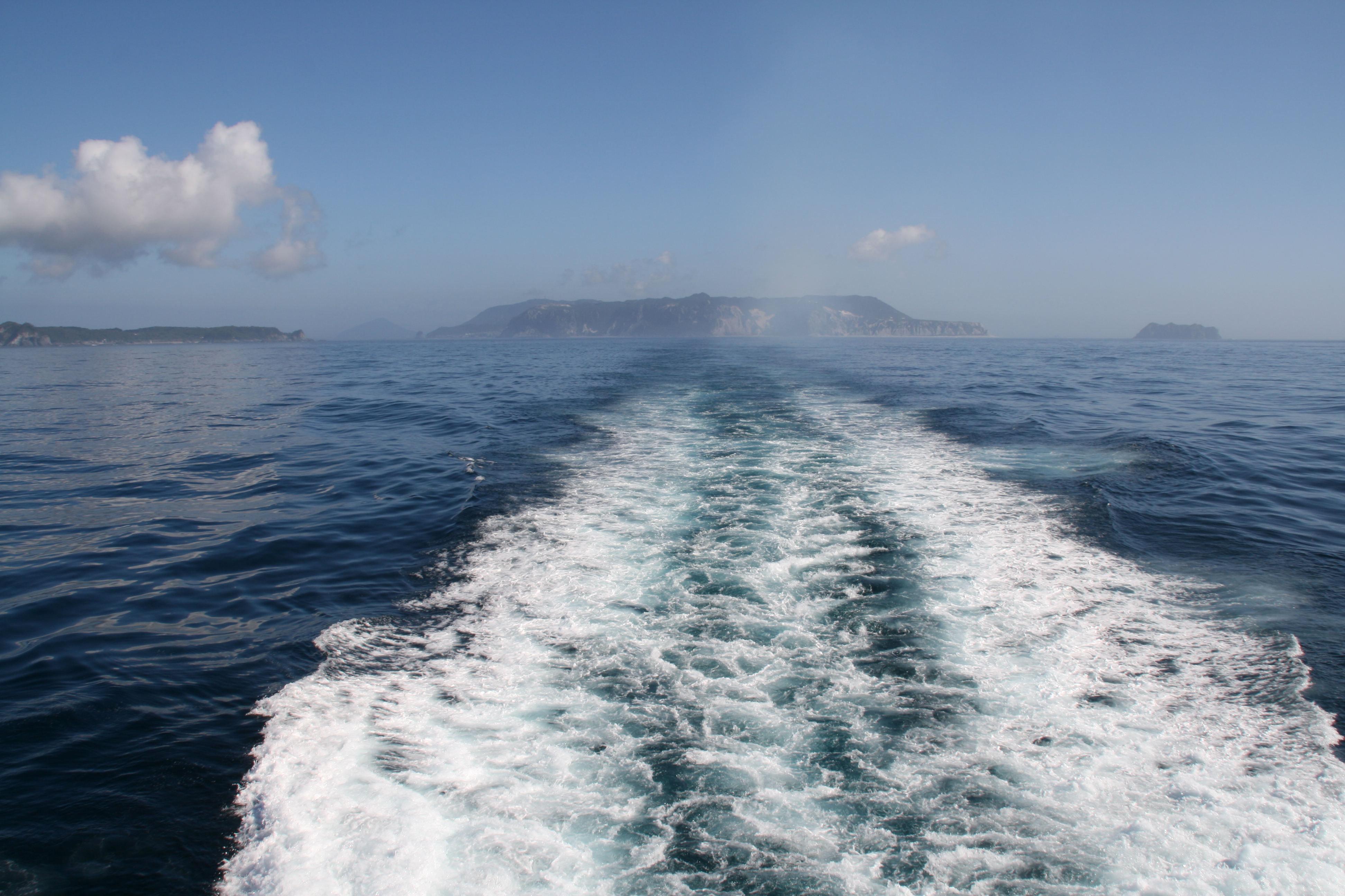 さるびあ丸の航跡 さるびあ丸の航跡