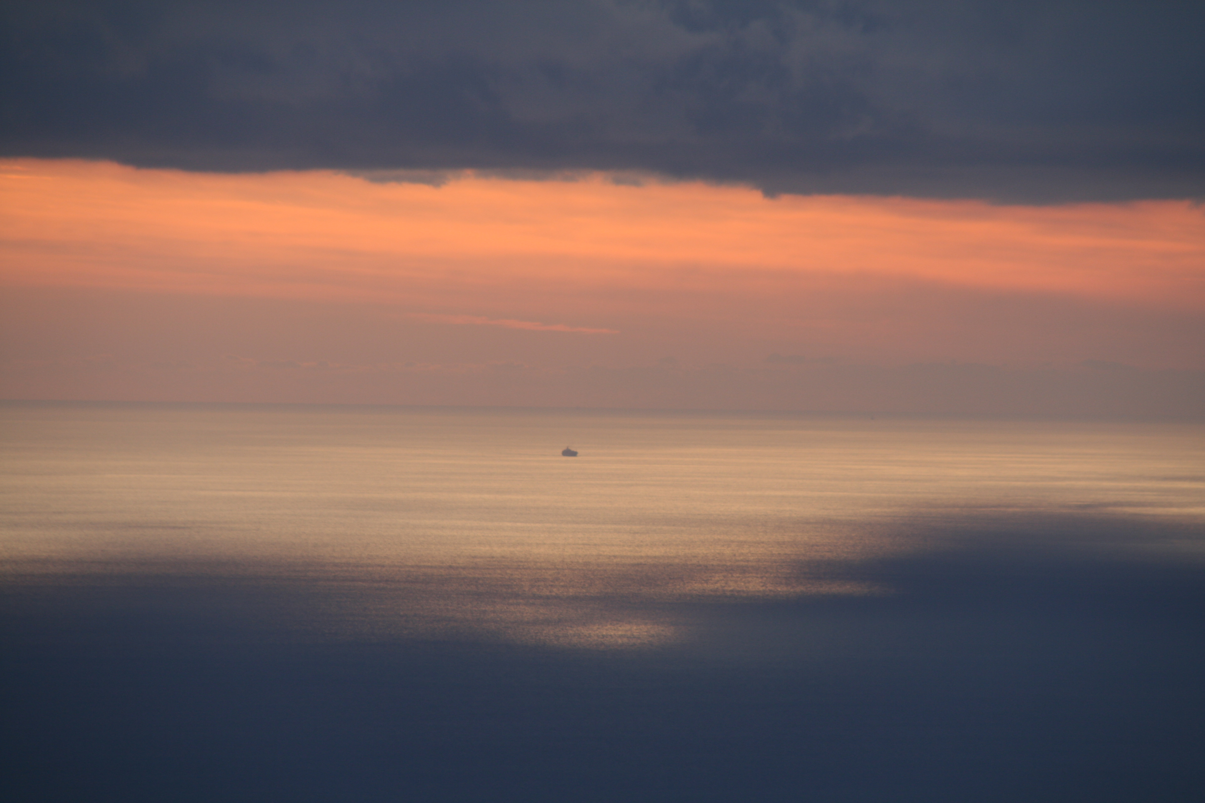 三原山の夕日５