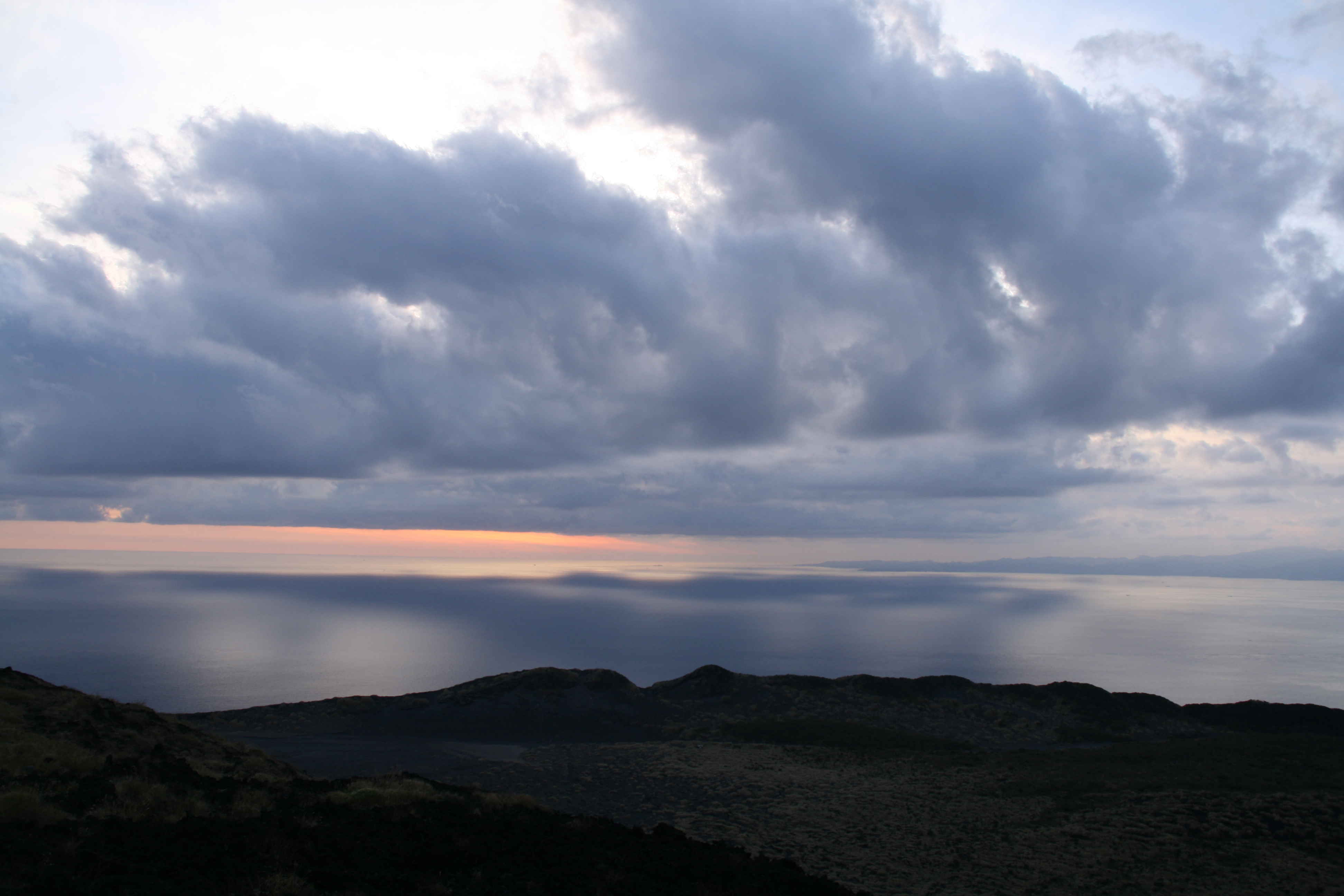 三原山の夕日６