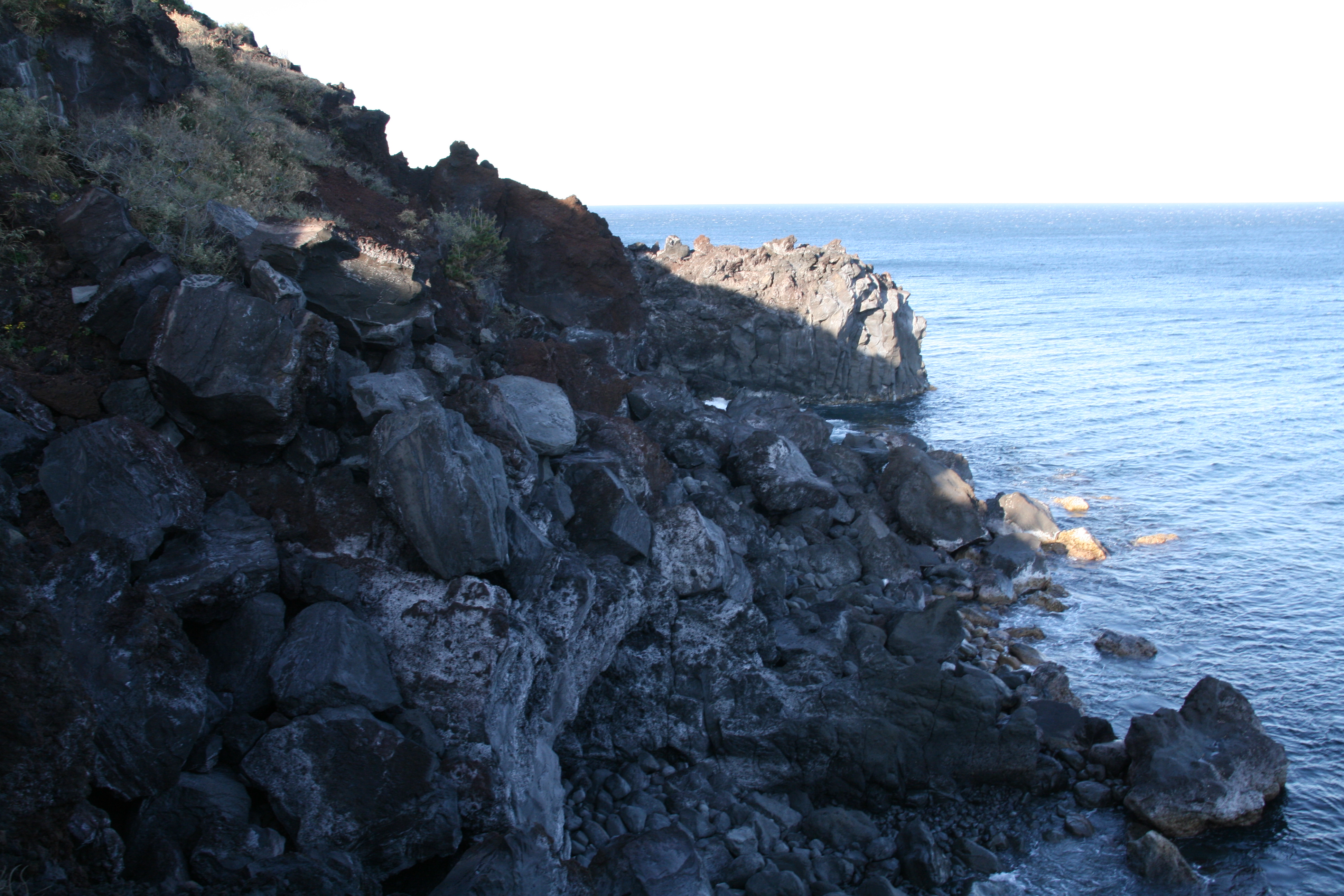再び大きな岩場 再び大きな岩場