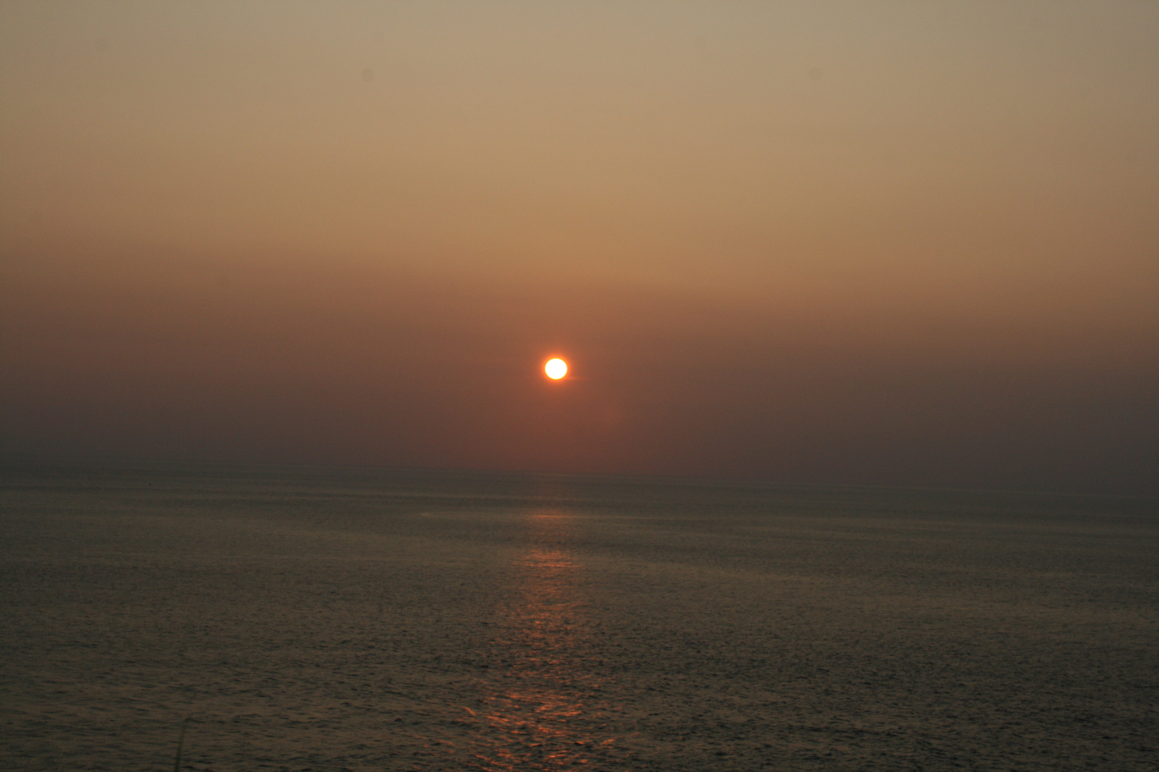 日本最後の夕日